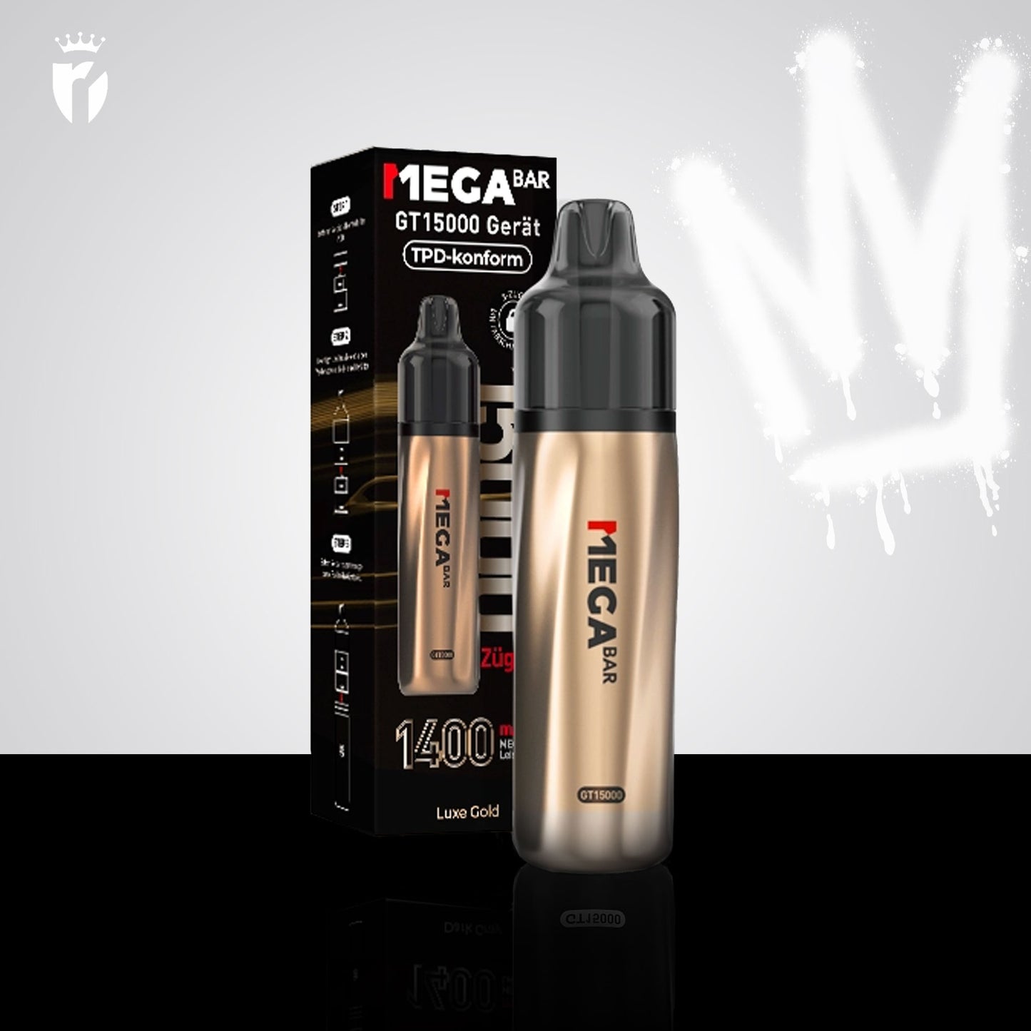 MegaBar - GT15000 - Gold