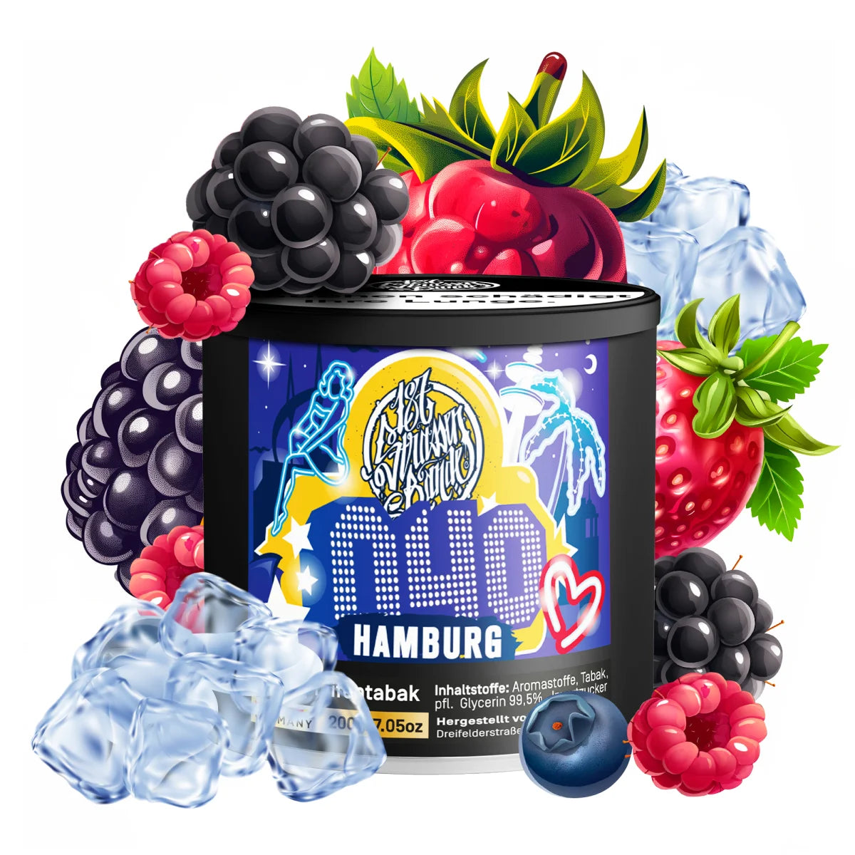 187 Shisha Tabak 200g - 040 Hamburg