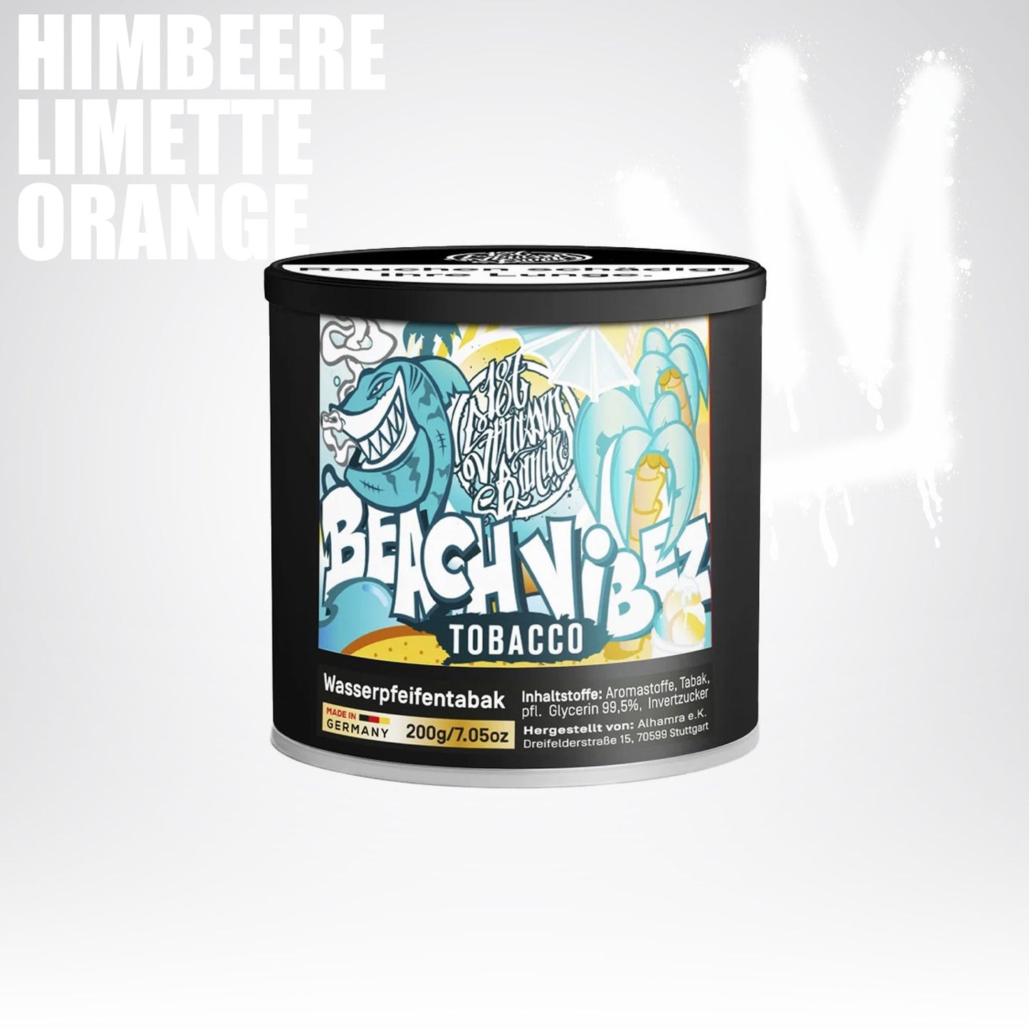 187 Shisha Tabak 200g - Beach Vibez