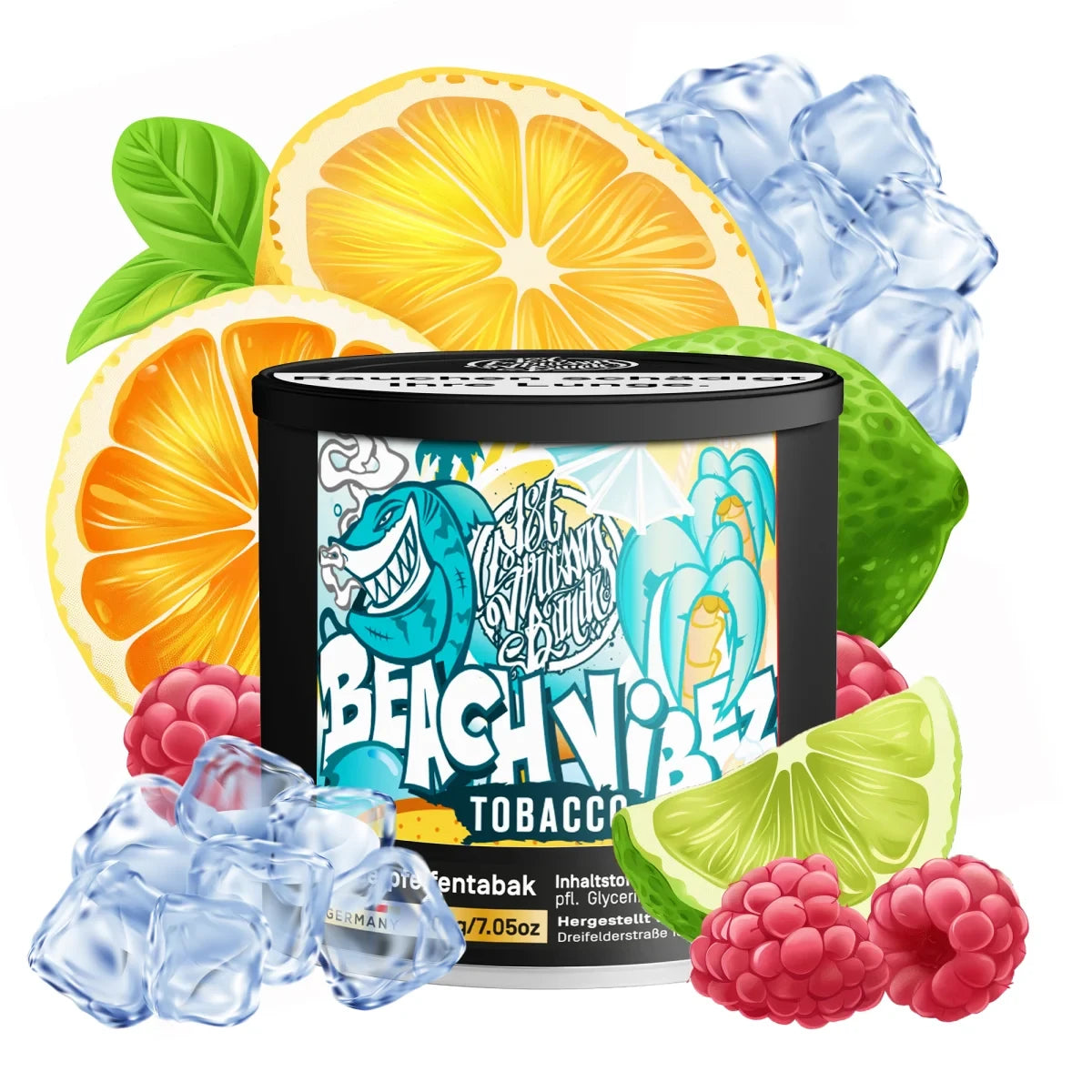 187 Shisha Tabak 200g - Beach Vibez