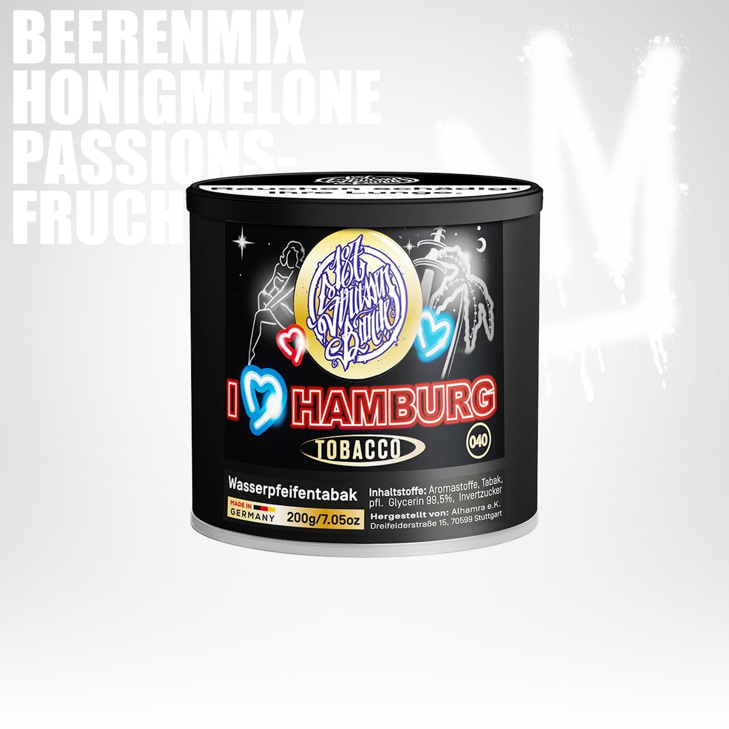 187 Shisha Tabak 200g - I Love Hamburg