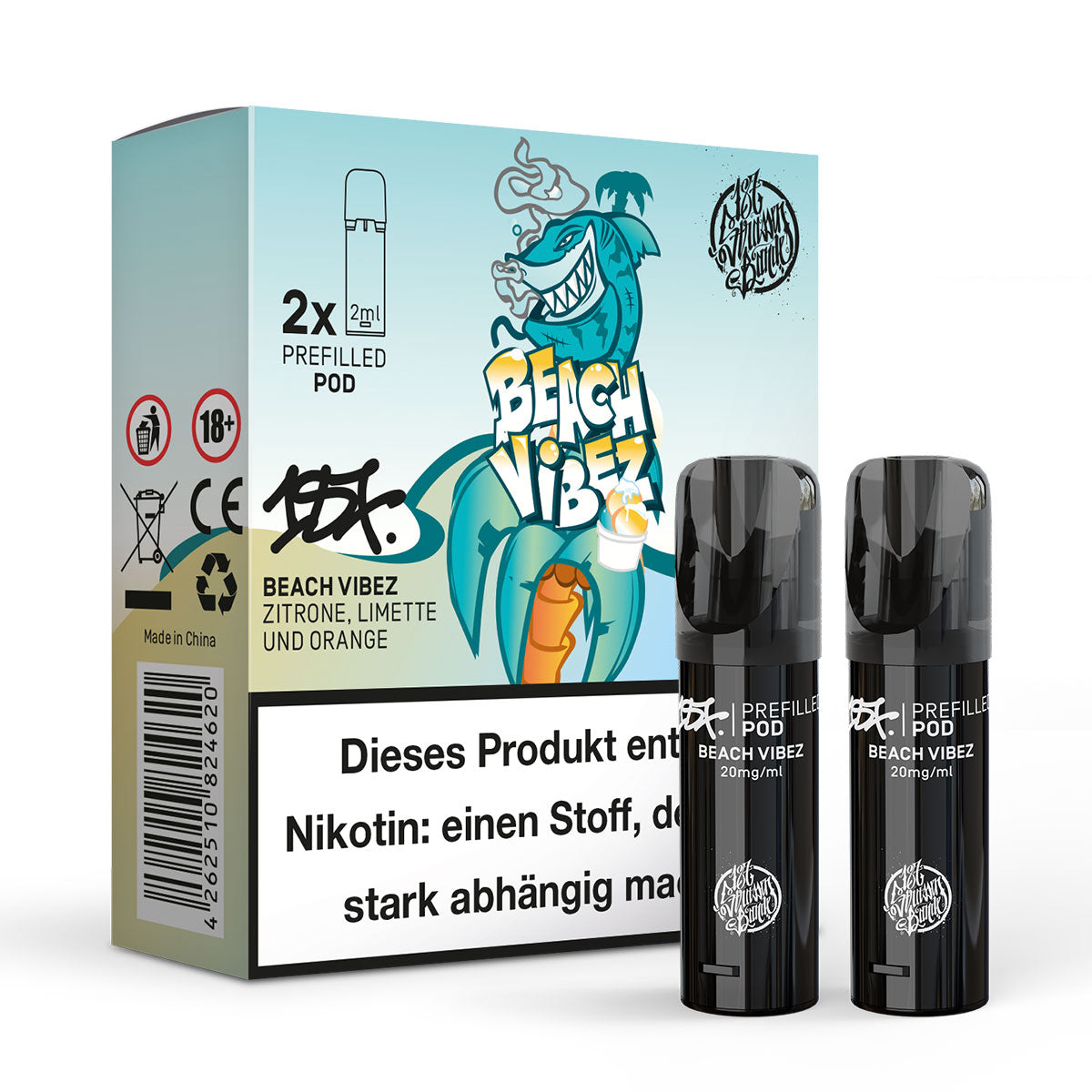 Beach Vibez - 20mg/ml - Prefilled Pods (MatchBar) (2 Stück)