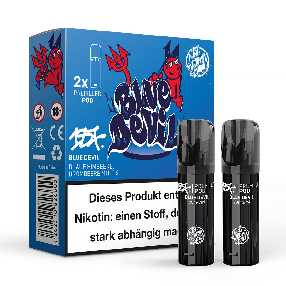 Blue Devil - 20mg/ml - Prefilled Pods (MatchBar) (2 Stück)