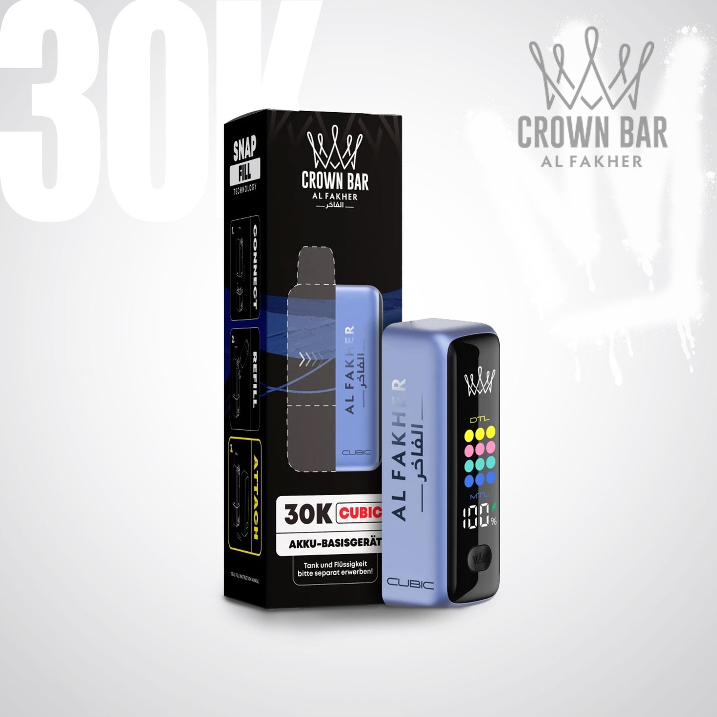 Al Fakher 30K Cubic - Blue