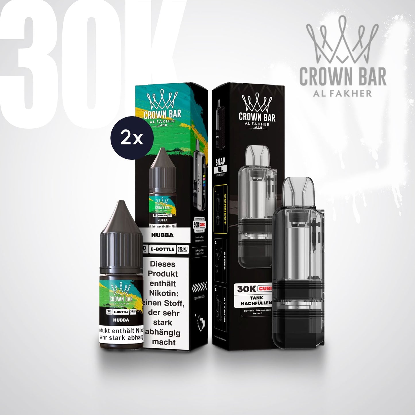 Hubba - Podtank + 2x Liquid 20mg