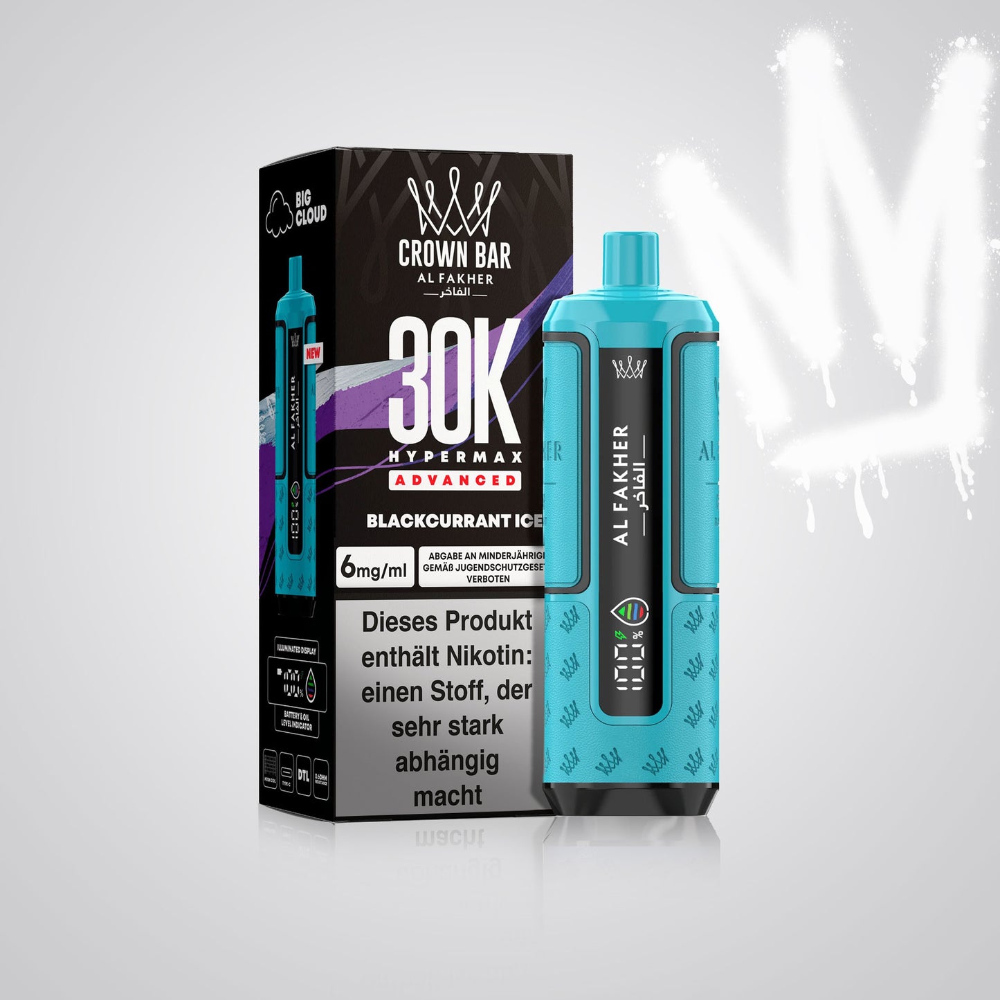 Blackcurrant Ice - Al Fakher 30K Hypermax