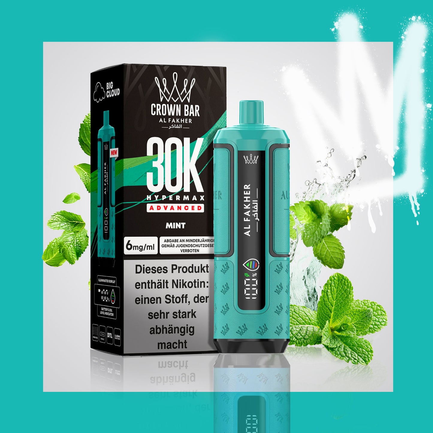Al Fakher 30K Hypermax - Mint