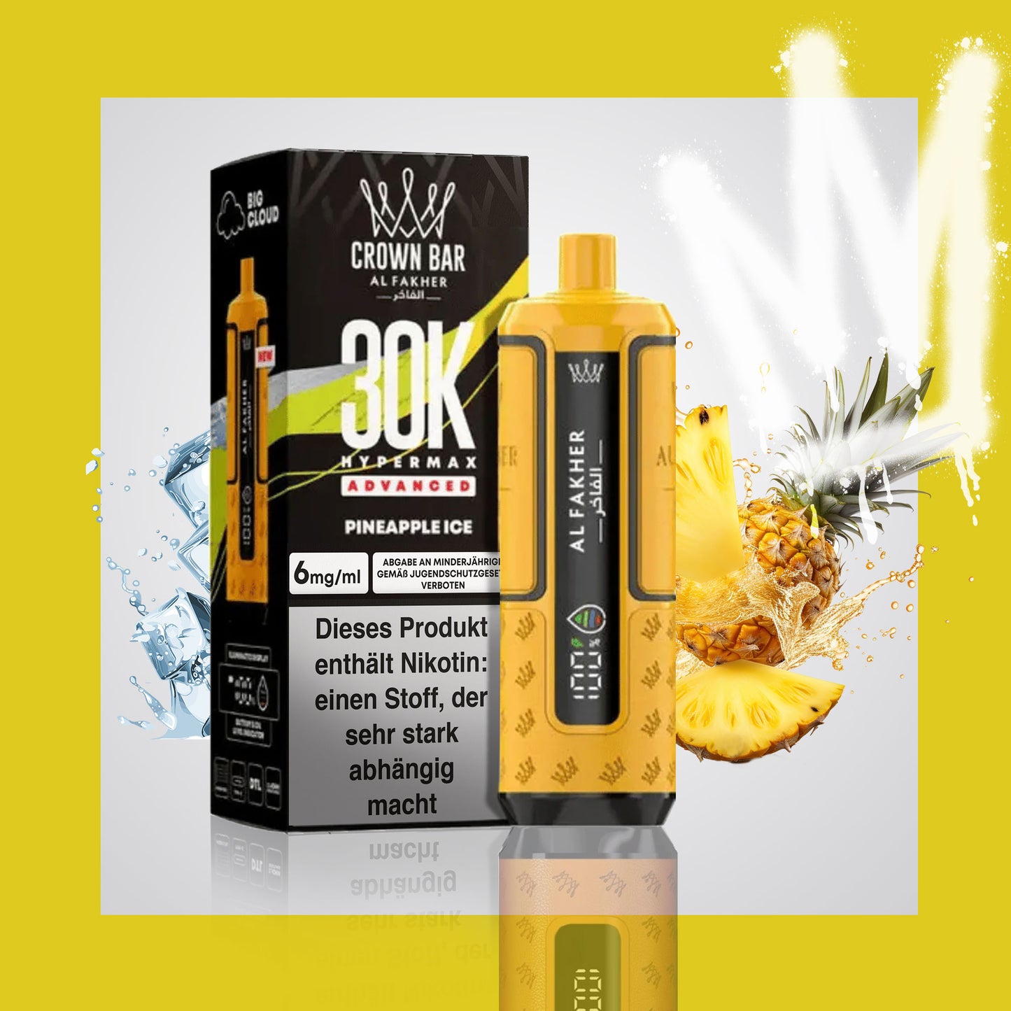Al Fakher 30K Hypermax - Pineapple Ice