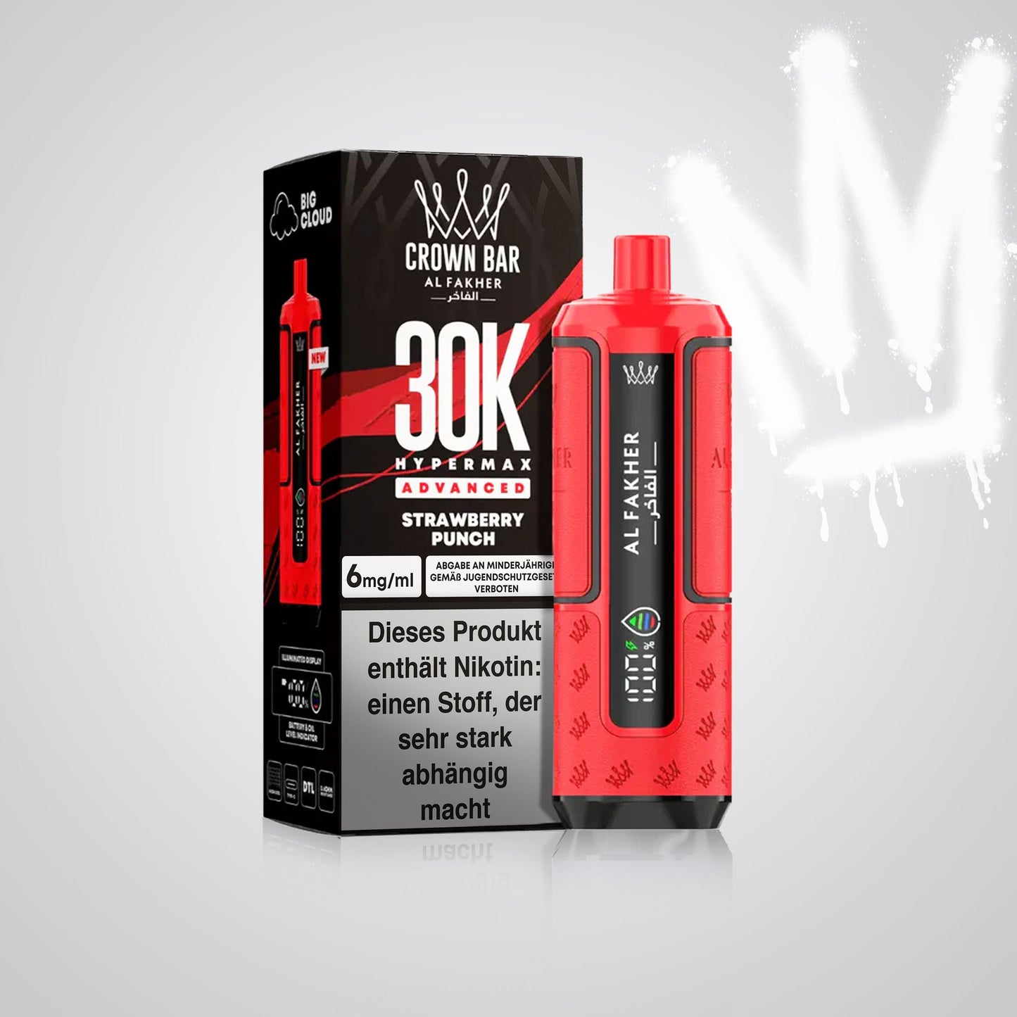 Strawberry Punch - Al Fakher 30K Hypermax