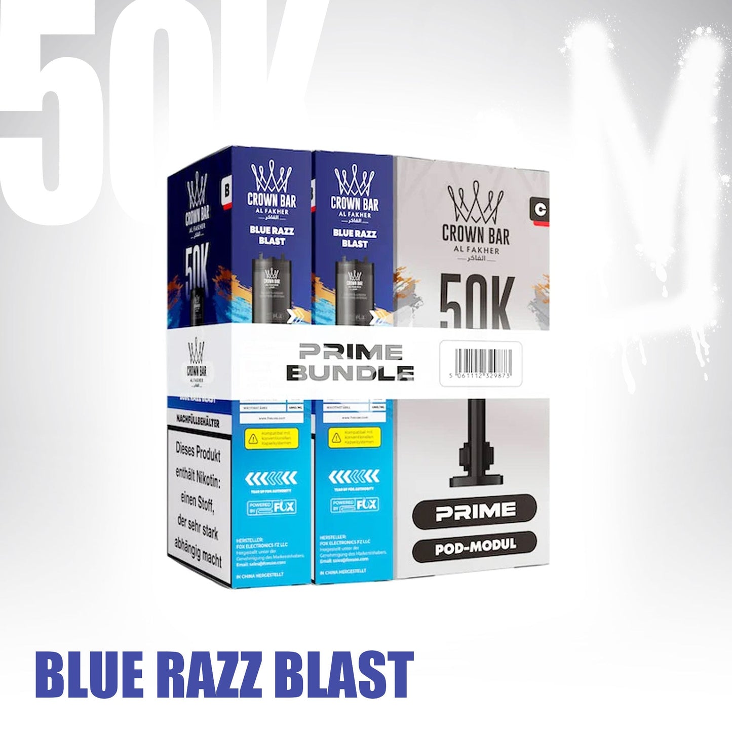 Pod - Blue Razz Blast - Al Fakher 50K Prime