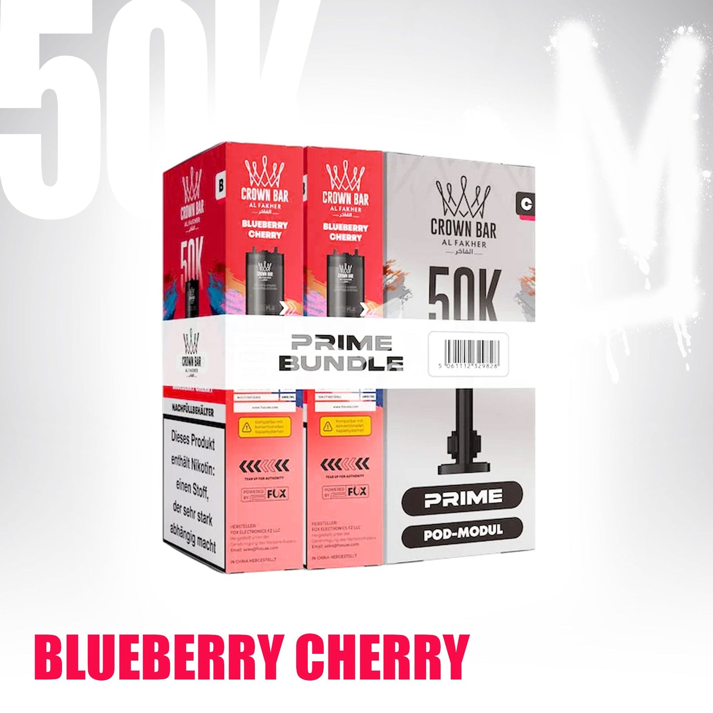 Pod - Blueberry Cherry - Al Fakher 50K Prime