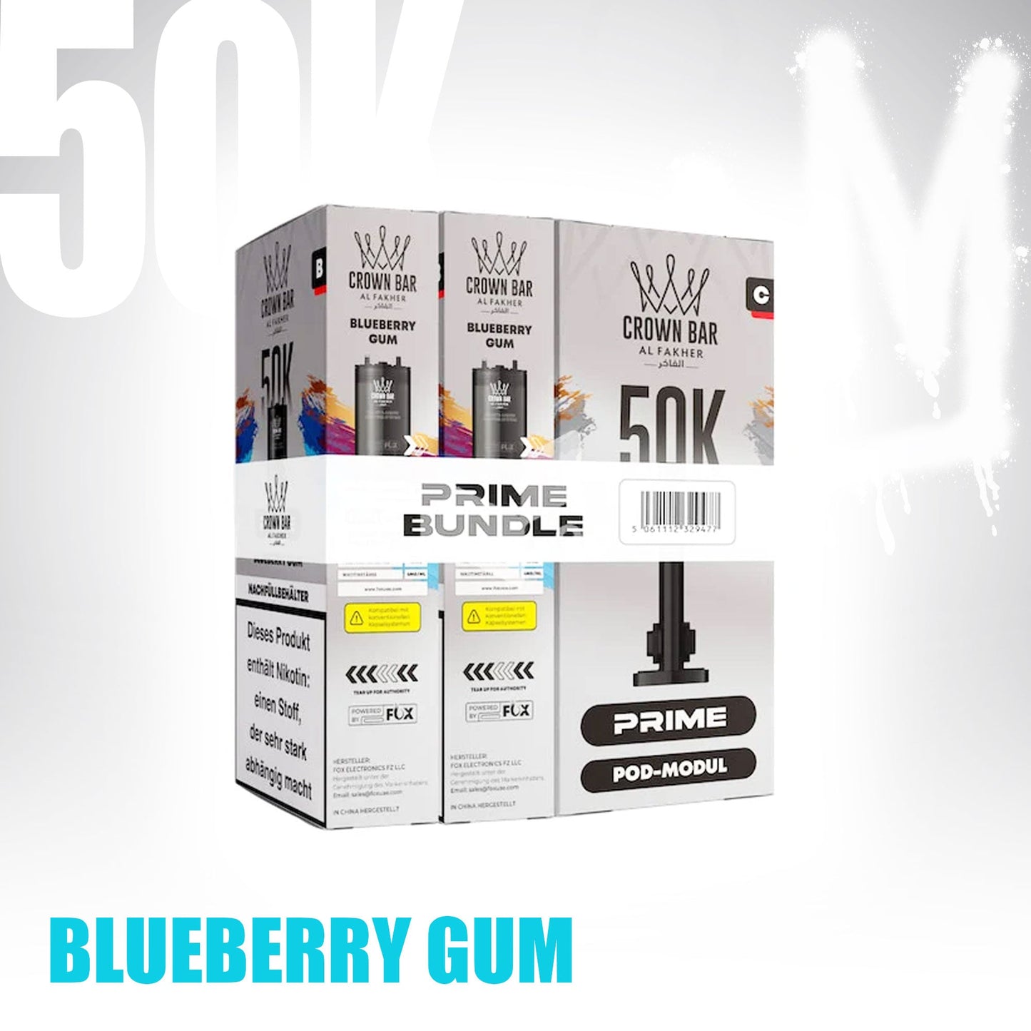 Pod - Blueberry Gum - Al Fakher 50K Prime