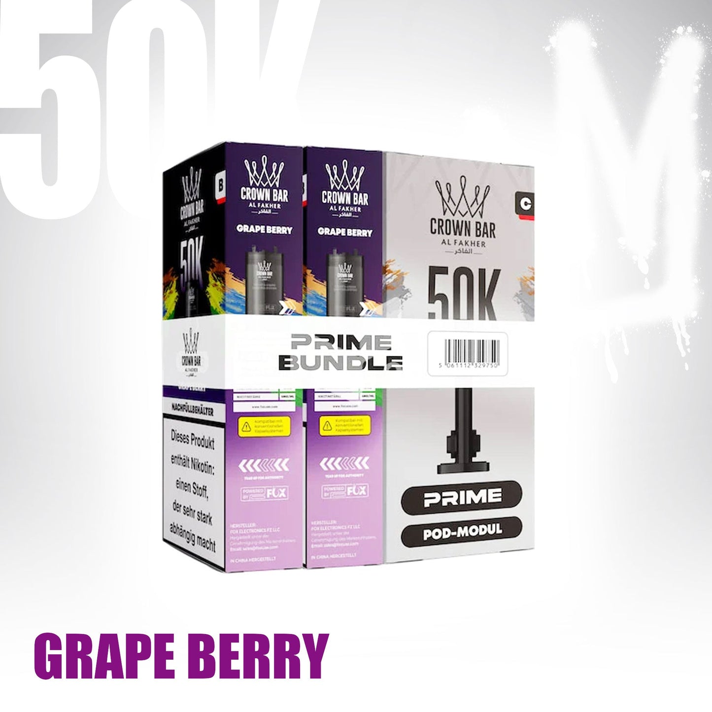 Pod - Grape Berry - Al Fakher 50K Prime