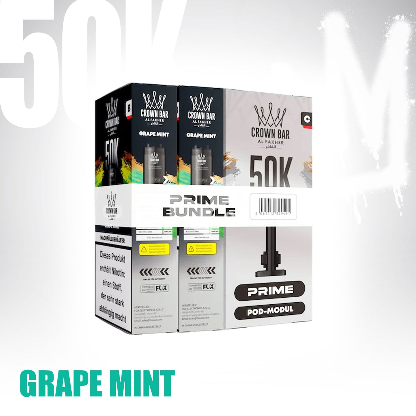 Pod - Grape Mint - Al Fakher 50K Prime