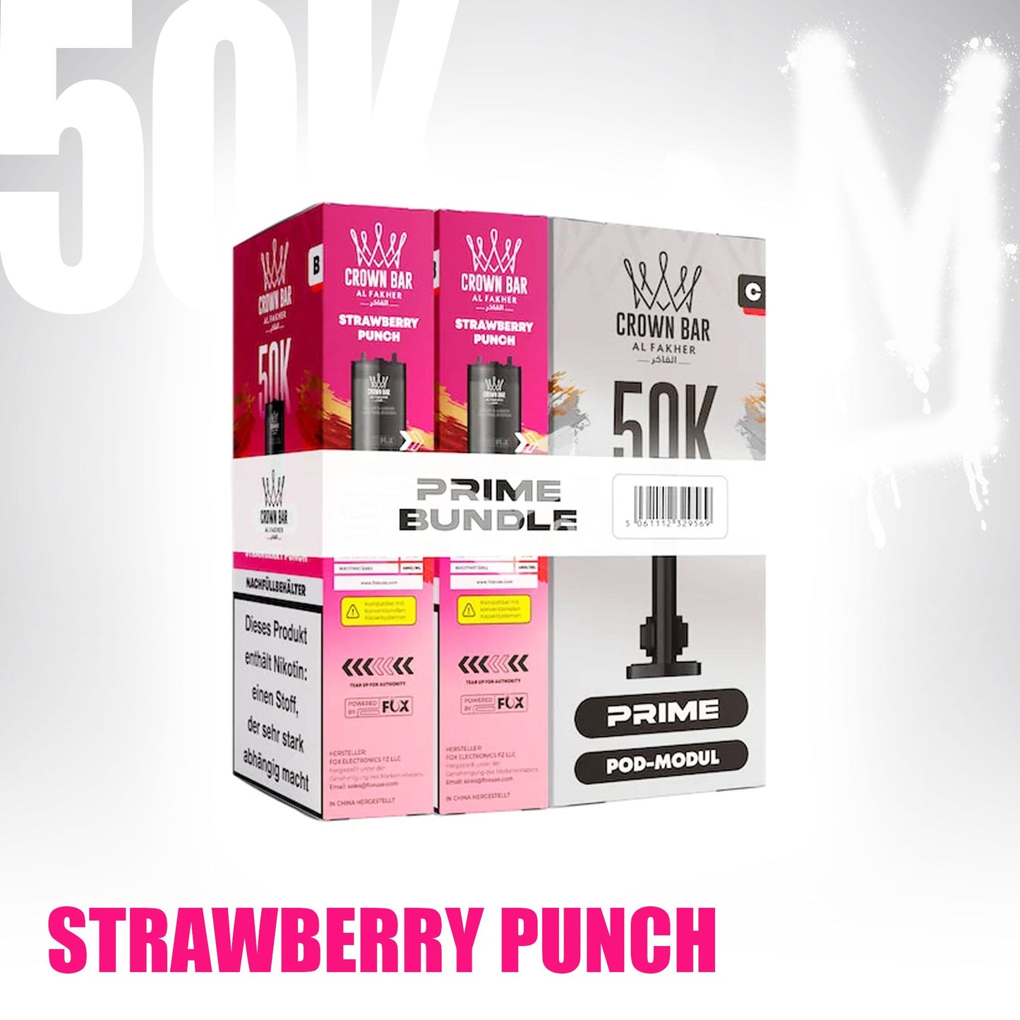 Pod - Strawberry Punch - Al Fakher 50K Prime