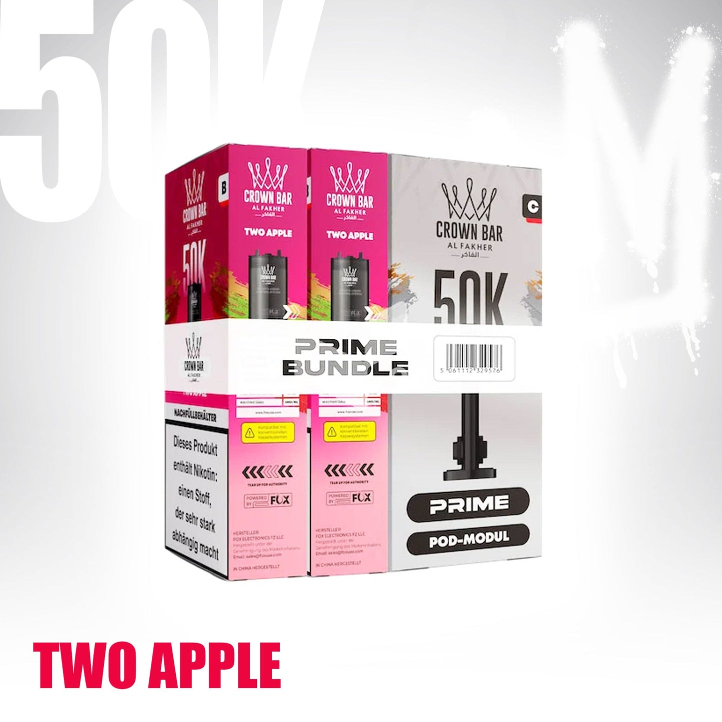 Pod - Two Apple - Al Fakher 50K Prime