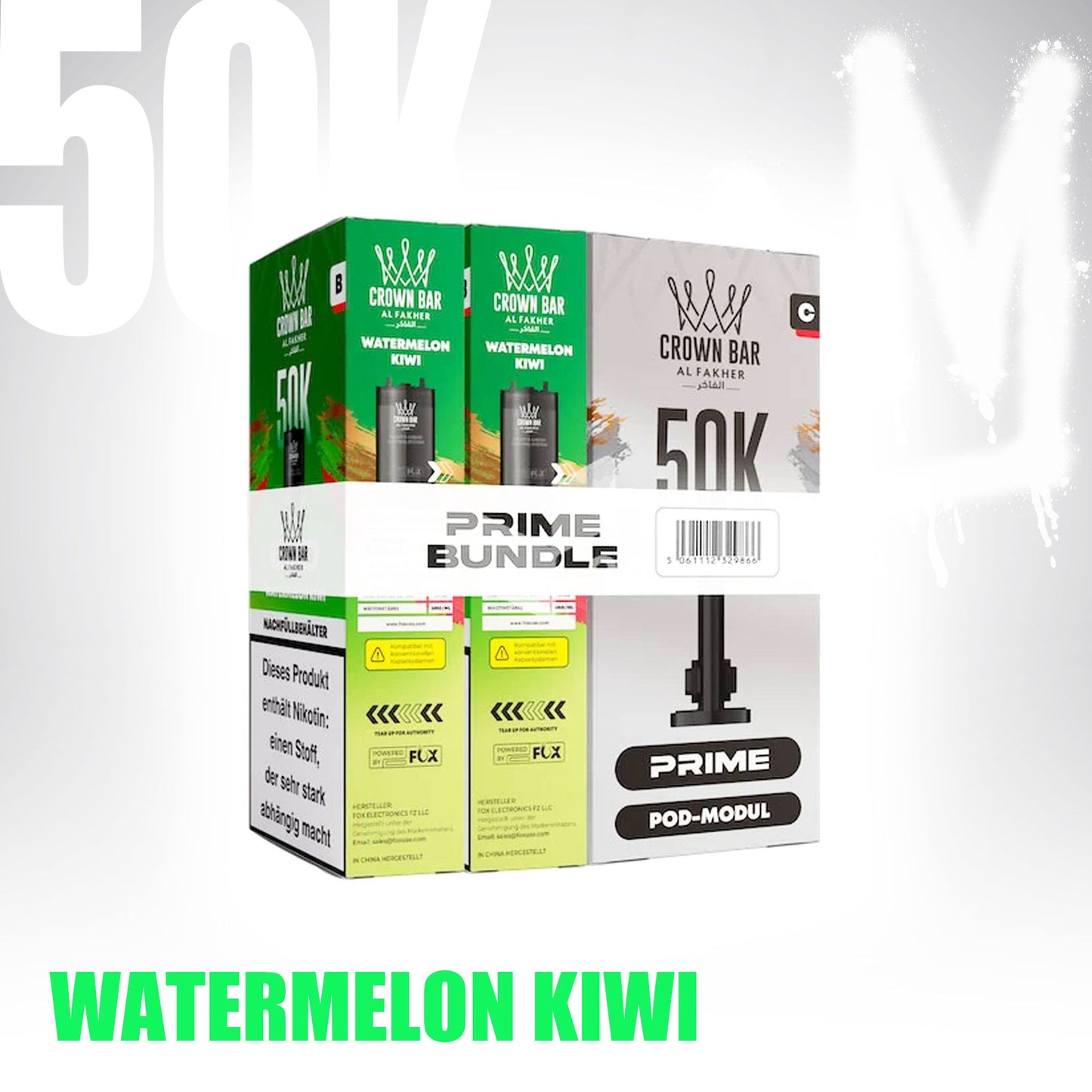 Pod - Watermelon Kiwi - Al Fakher 50K Prime