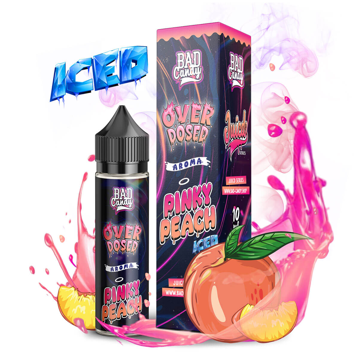 Juicd Overdosed - Pinky Peach - 10ml Aroma (Longfill)
