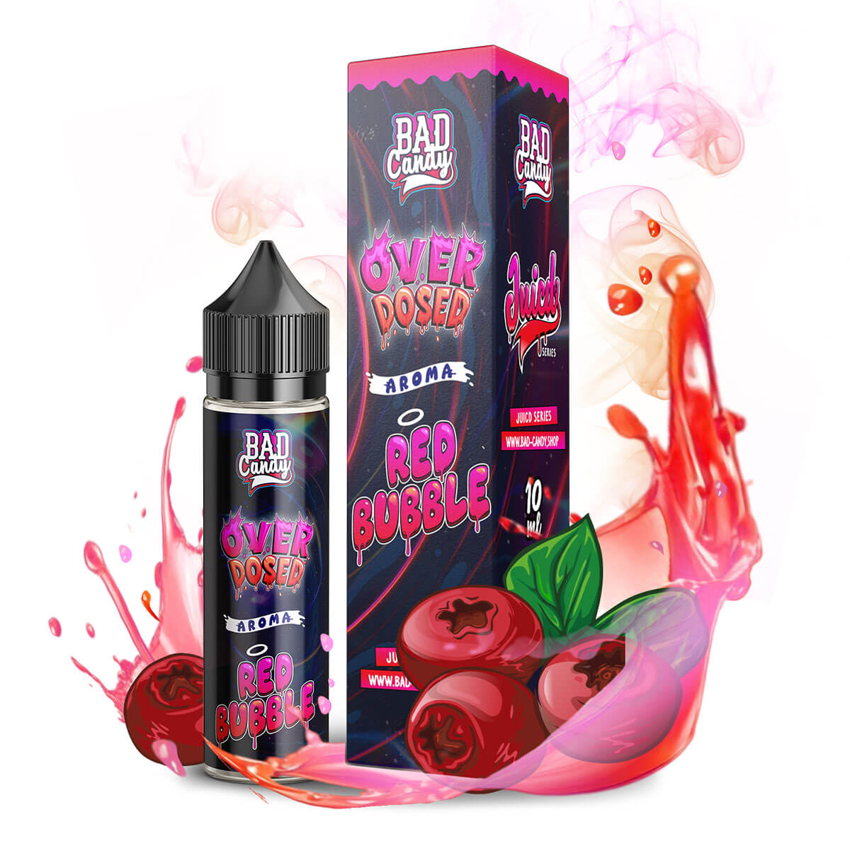 Juicd Overdosed - Red Bubble - 10ml Aroma (Longfill)