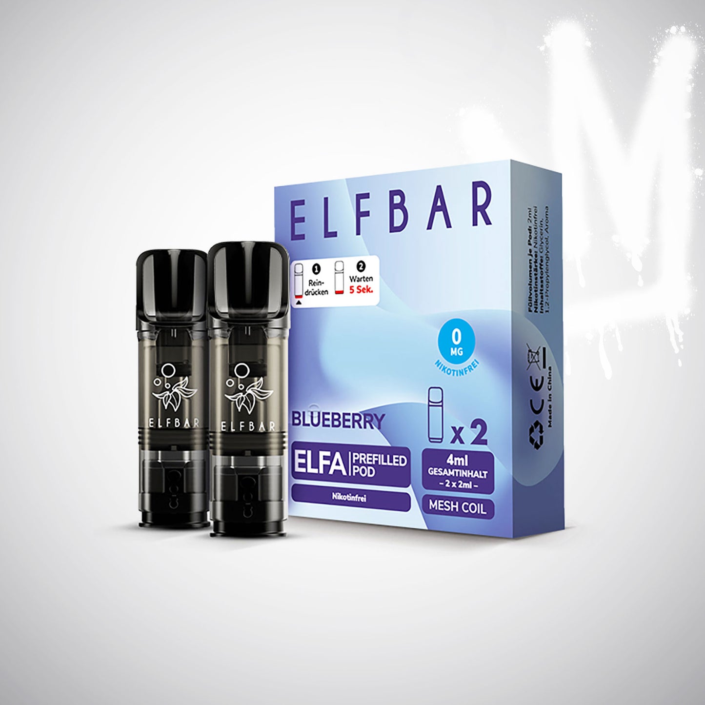 Blueberry - 0mg/ml - Prefilled Pods (MatchBar) (2 Stück)