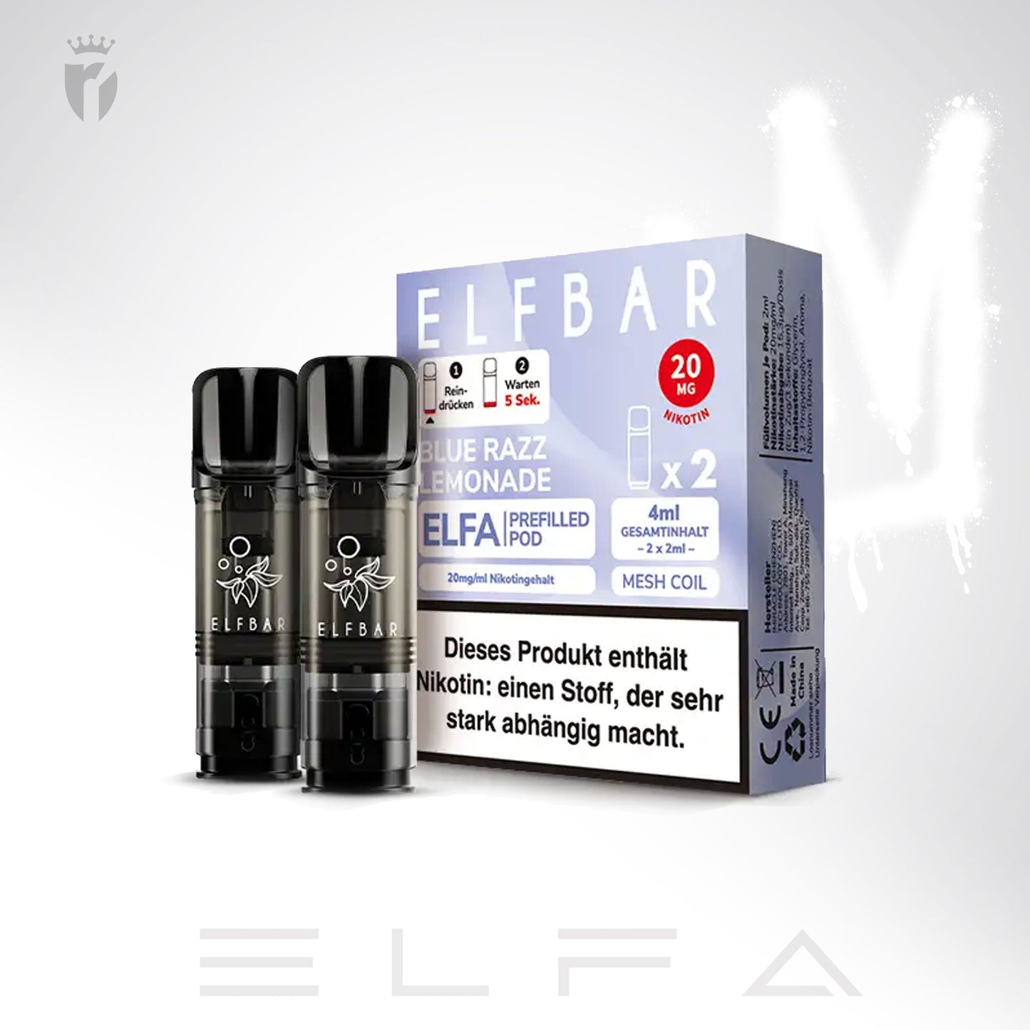 Blue Razz Lemonade - 20mg/ml - Prefilled Pods (MatchBar) (2 Stück)