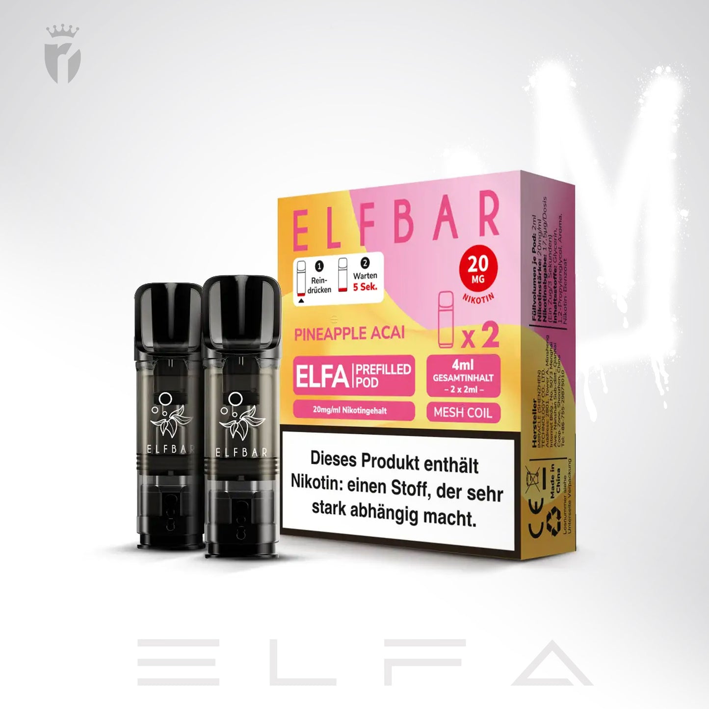 Pineapple Acai - 20mg/ml - Prefilled Pods (MatchBar) (2 Stück)