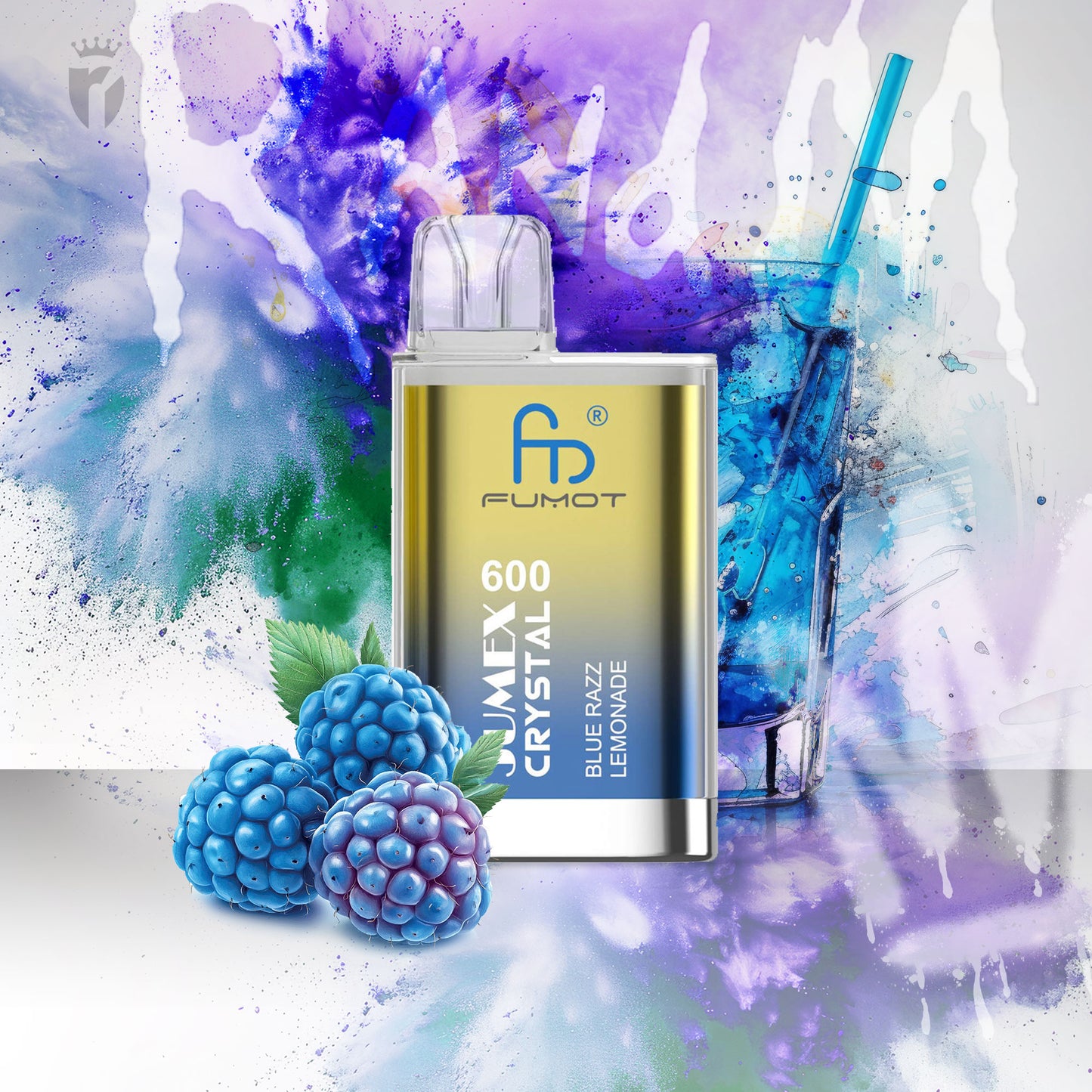 RandM Jumex Crystal 600 - Blue Razz Lemonade