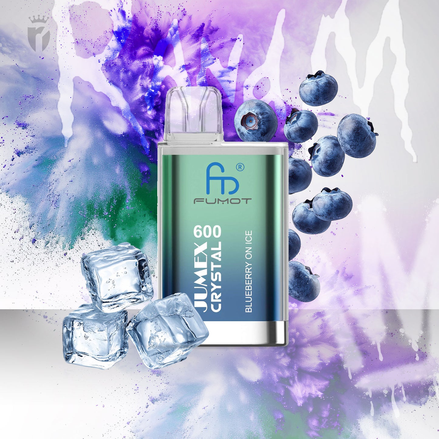 RandM Jumex Crystal 600 - Blueberry on Ice