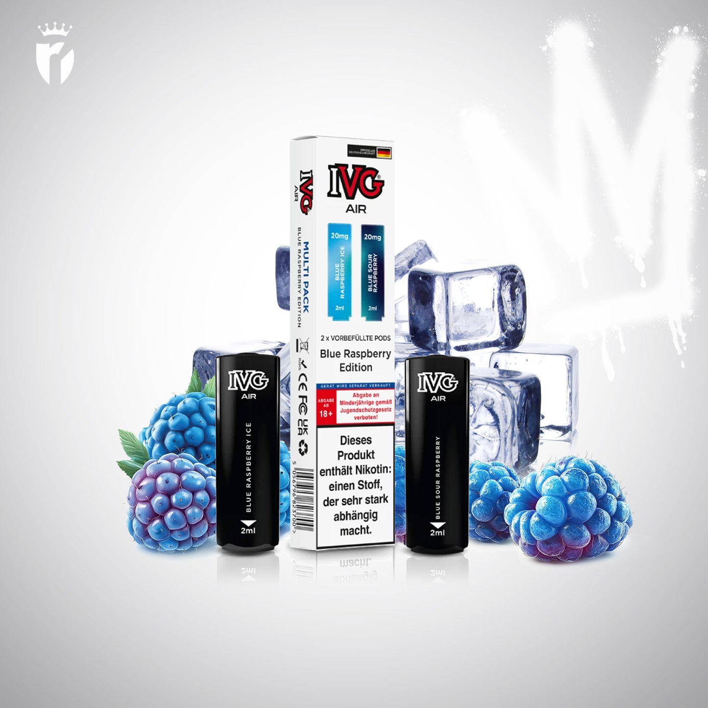 IVG Air - Prefilled Pods (2 Stück) - Blue Raspberry Edition