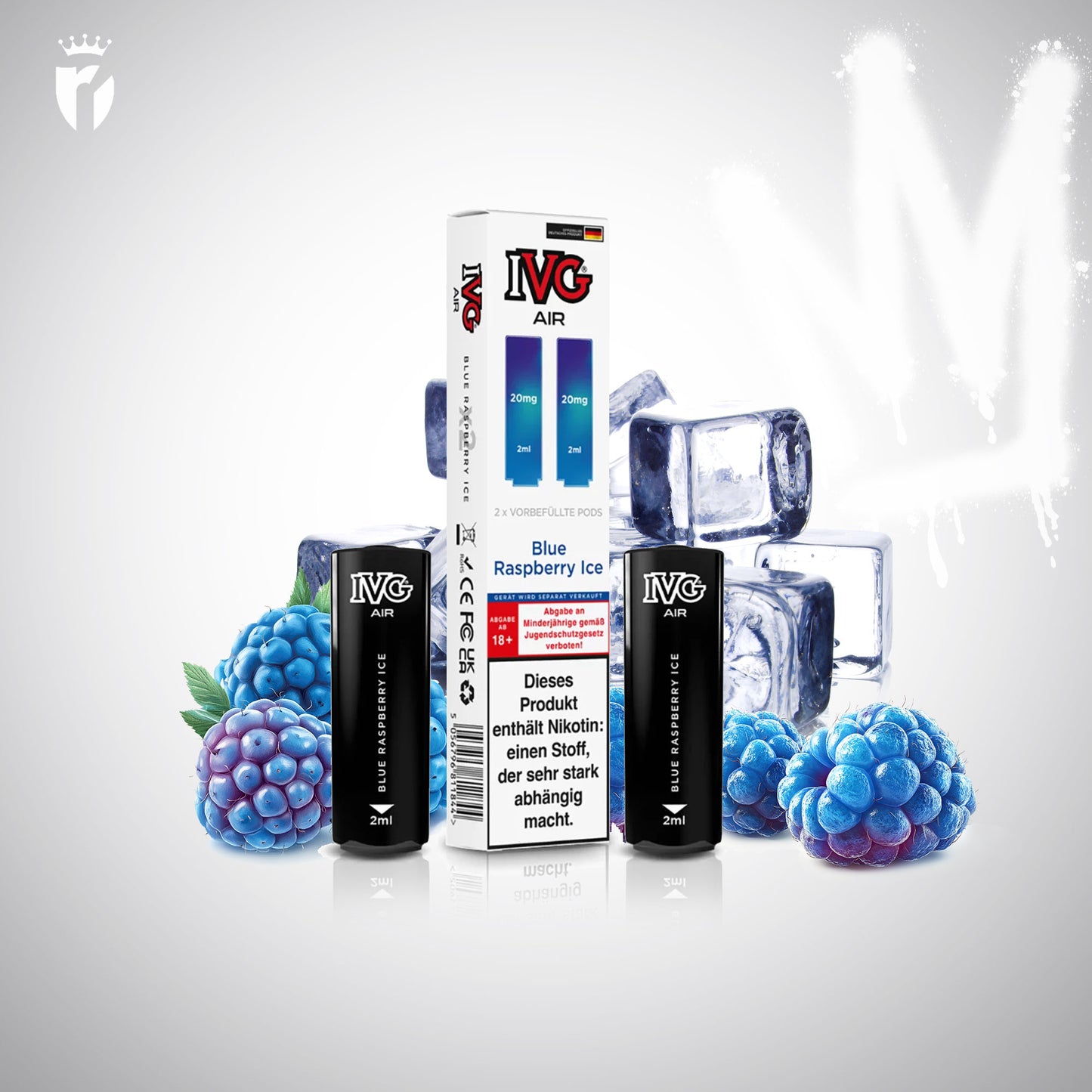 IVG Air - Prefilled Pods (2 Stück) - Blue Raspberry Ice
