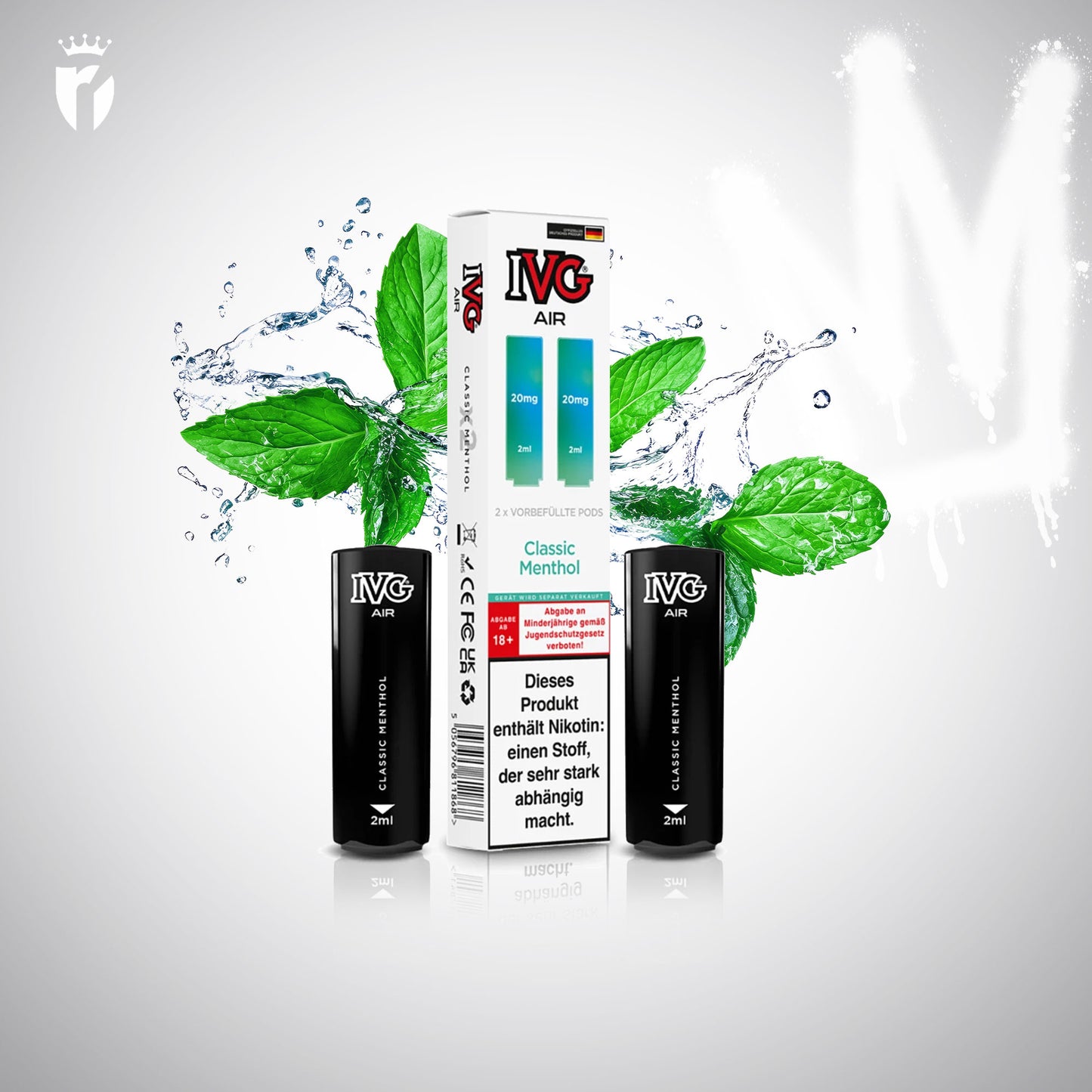 IVG Air - Prefilled Pods (2 Stück) - Classic Menthol