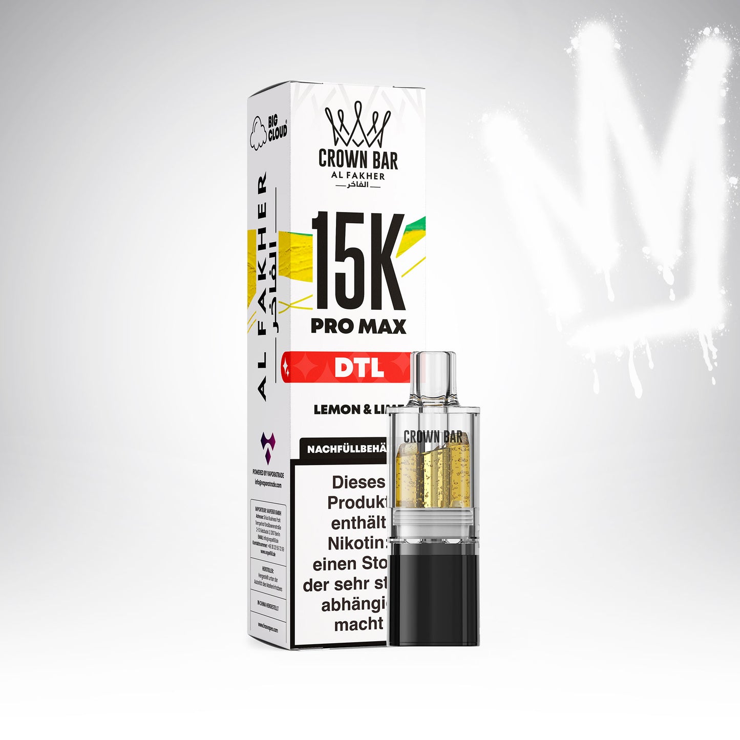 Lemon & Lime - Pod - Al Fakher 15K Pro Max DTL (Kopie)