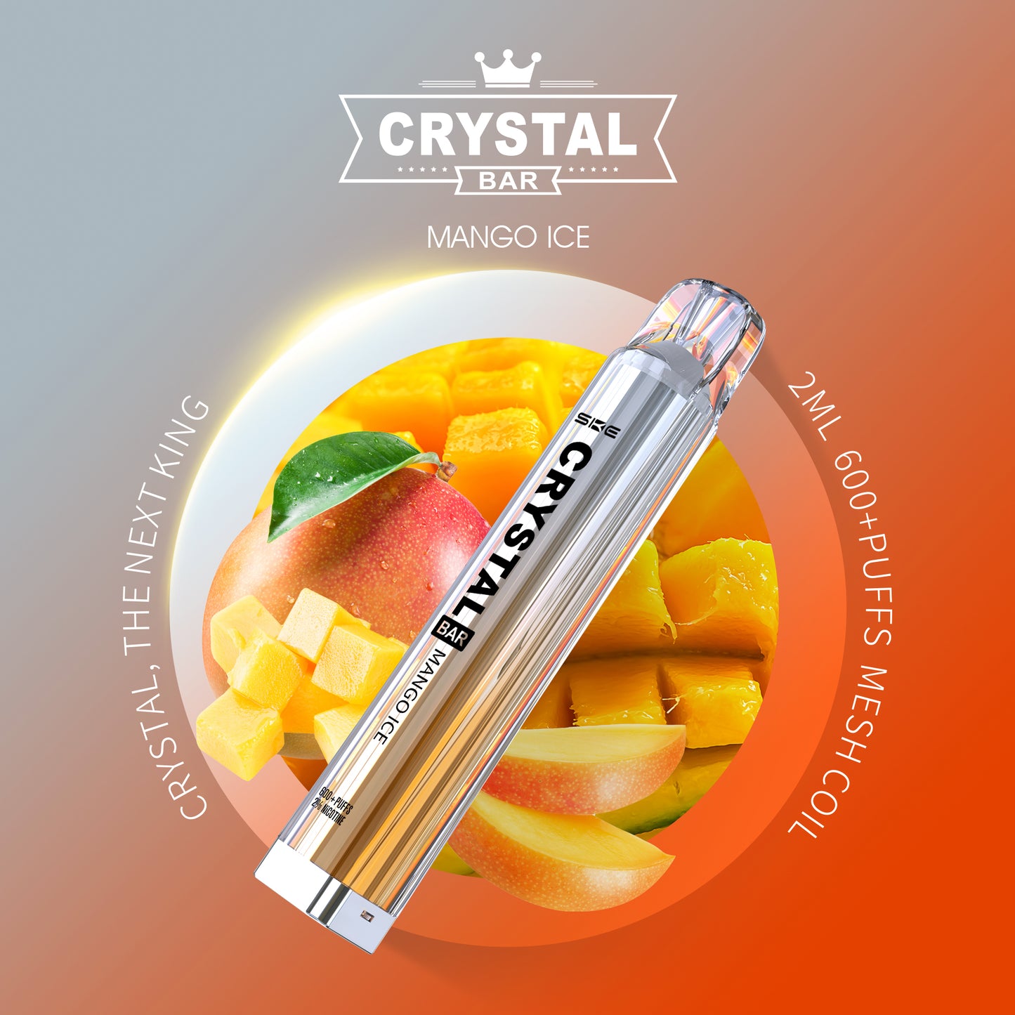 SKE Crystal Bar 600 - Mango Ice