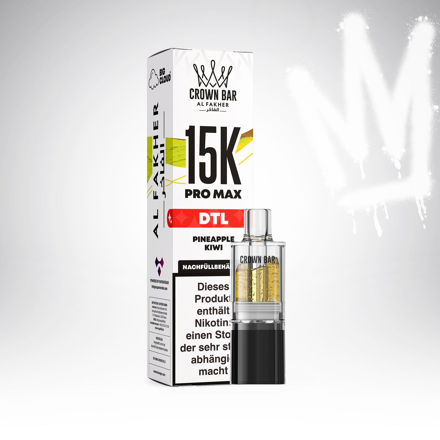 Pineapple Kiwi - Pod - Al Fakher 15K Pro Max DTL