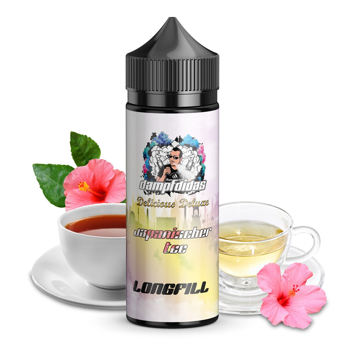 Dampfdidas - Delicioux Deluxe - Japanischer Tee - 10ml Aroma (Longfill)