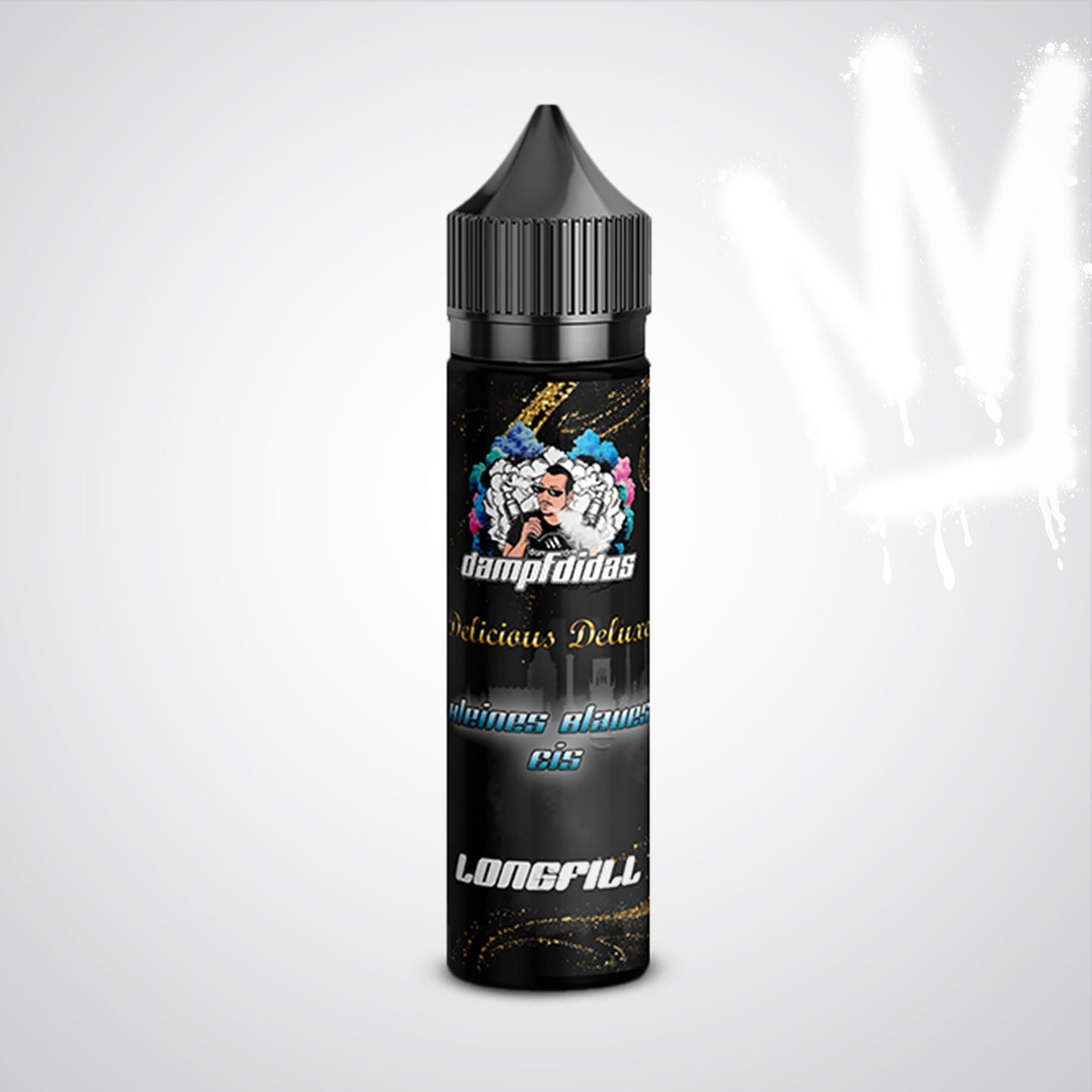 Dampfdidas - Delicioux Deluxe - Kleines Blaues Eis - 10ml Aroma (Longfill)