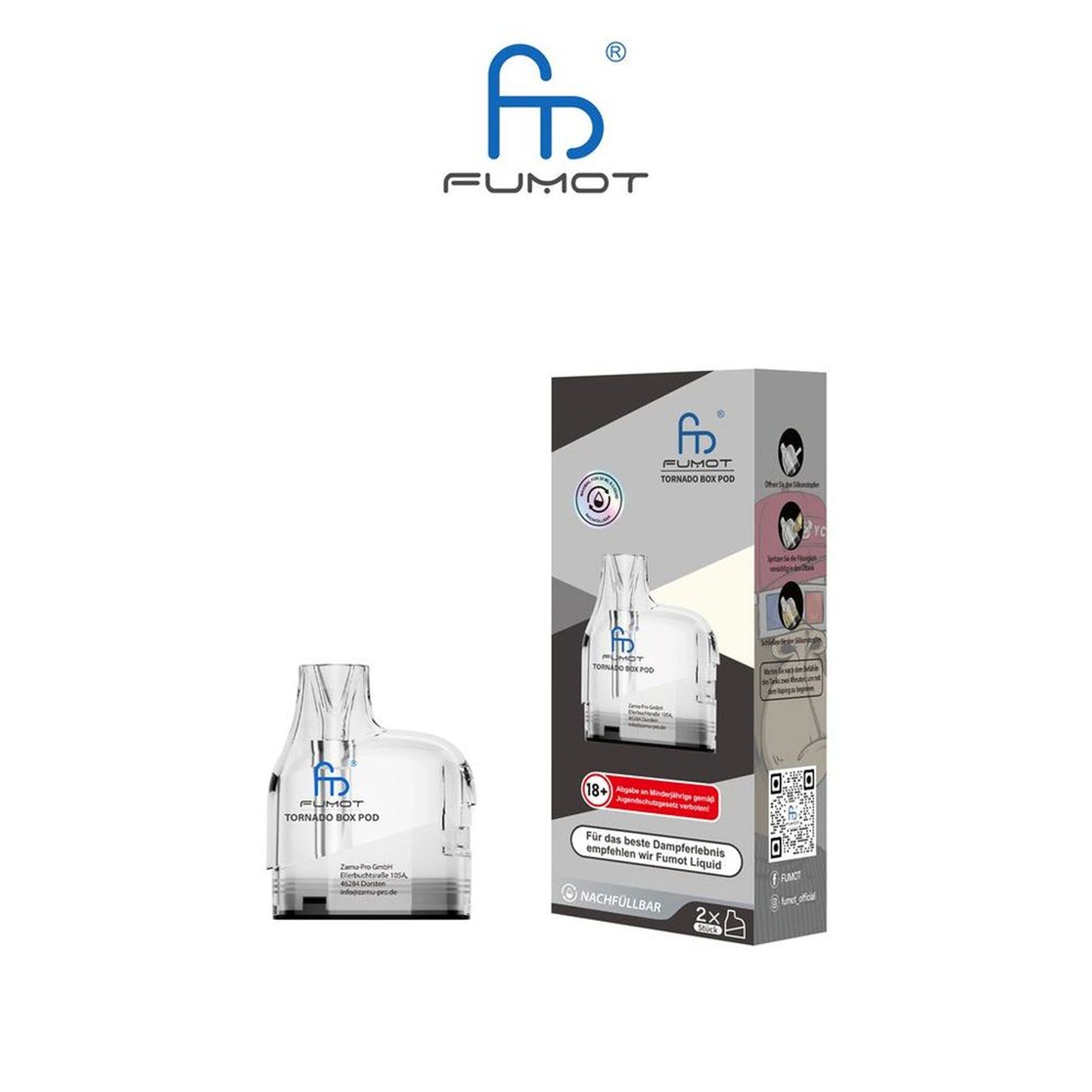 RandM Box Pod 12000 - Ersatz-Pod (2er Pack)