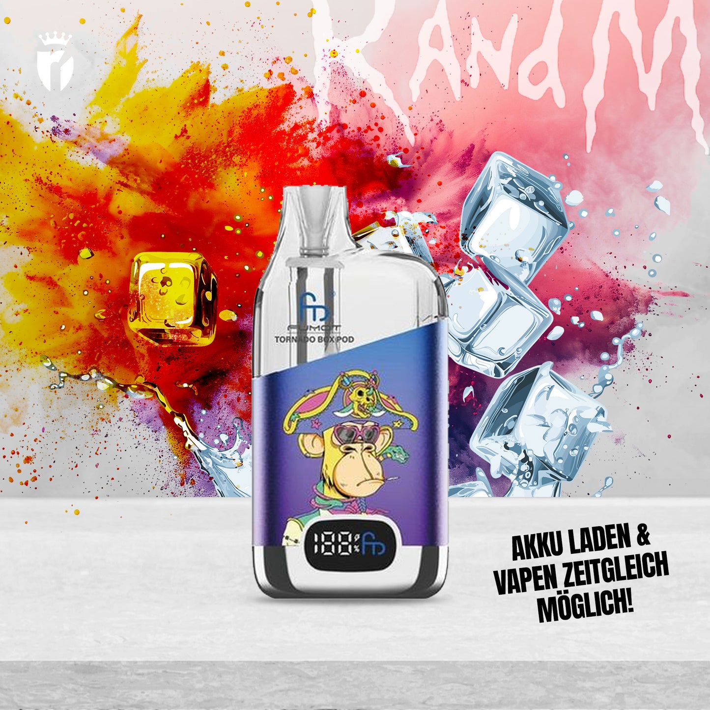 Blue Purple - RandM Box Pod 12000