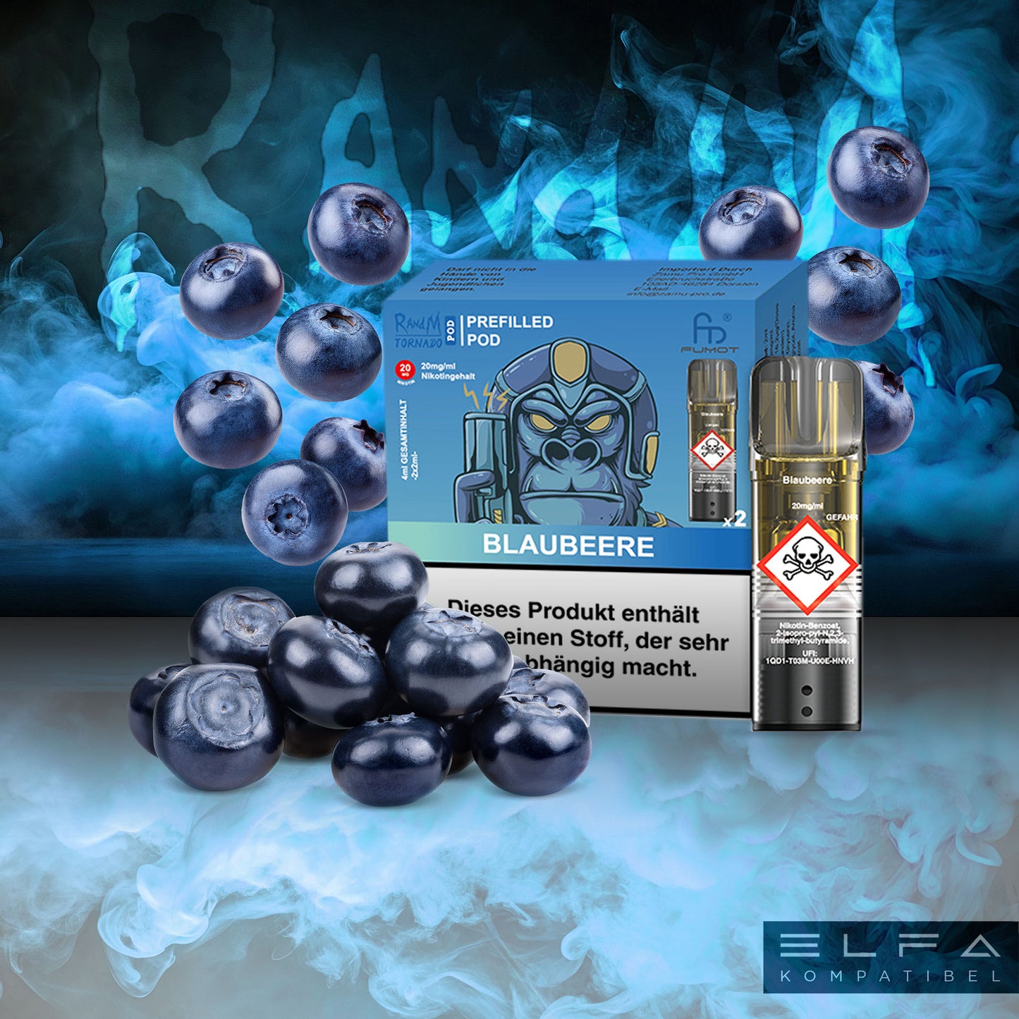 Blueberry - 20mg/ml - Prefilled Pods (MatchBar) (2 Stück)