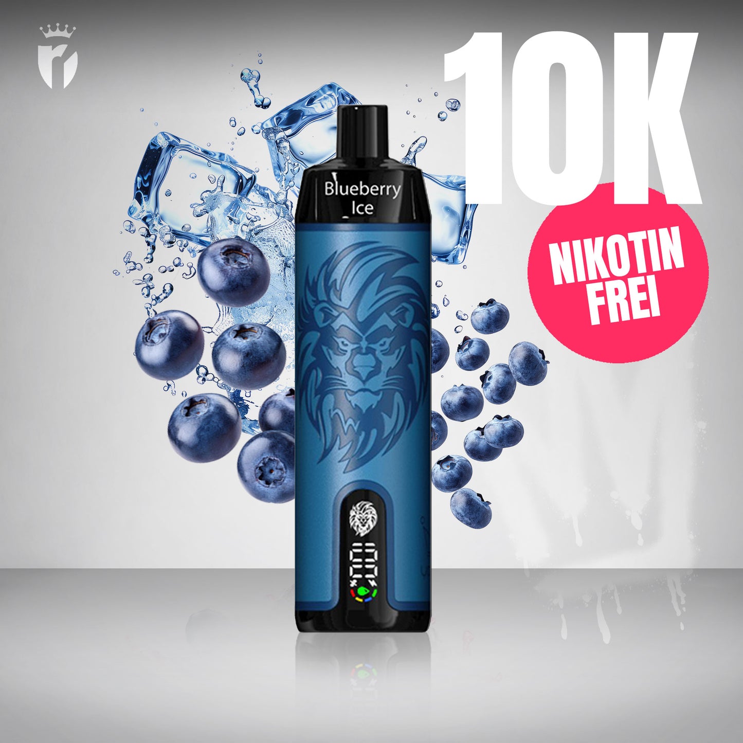 X Lion Vapes 10K - Blueberry Ice