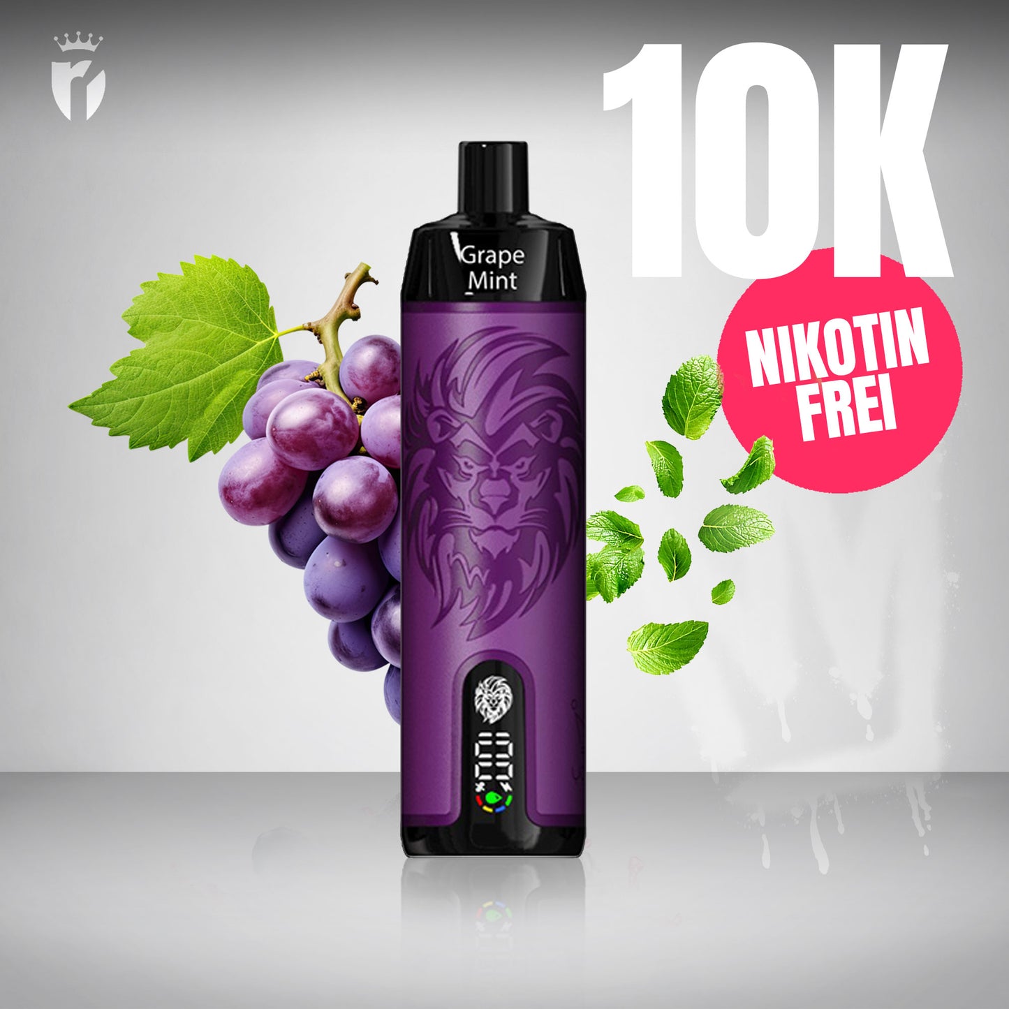 X Lion Vapes 10K - Grape Mint