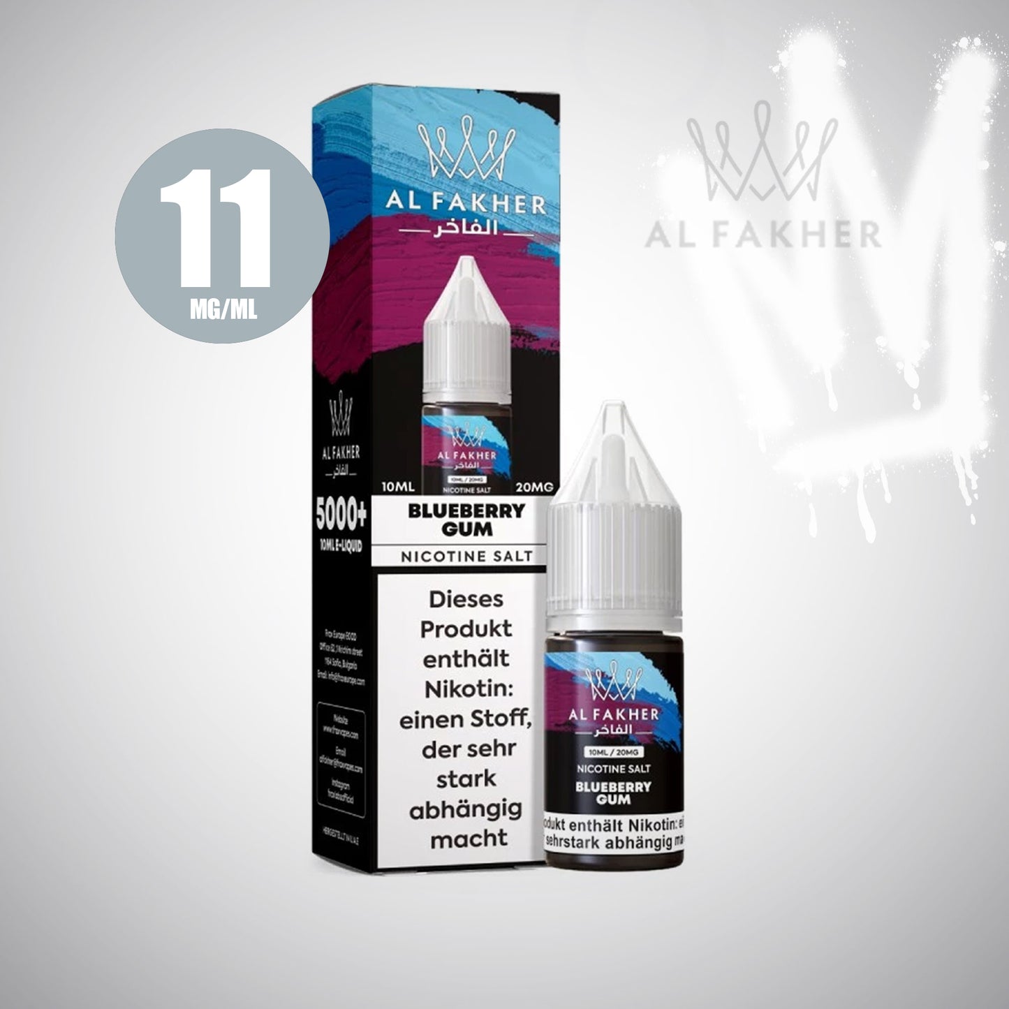 Blueberry Gum - Al Fakher - Liquid 11 + 20mg