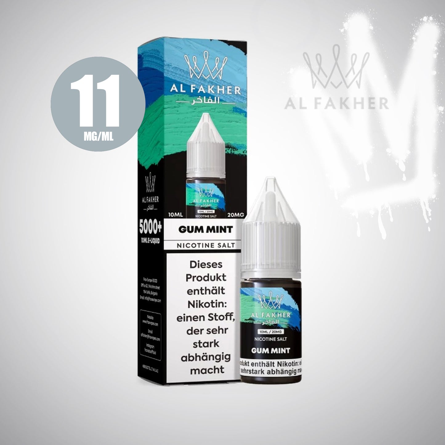 Gum Mint - Al Fakher - Liquid 11 + 20mg