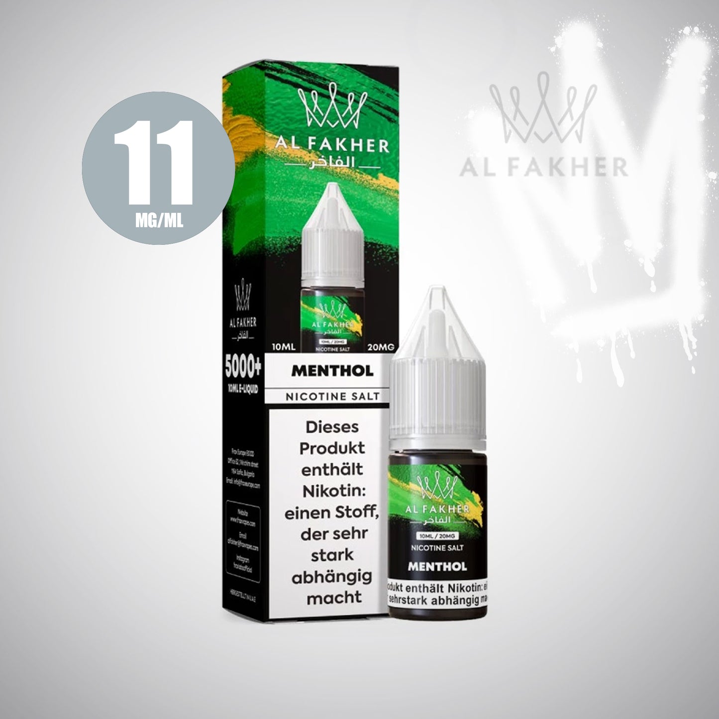 Menthol - Al Fakher - Liquid 11 + 20mg