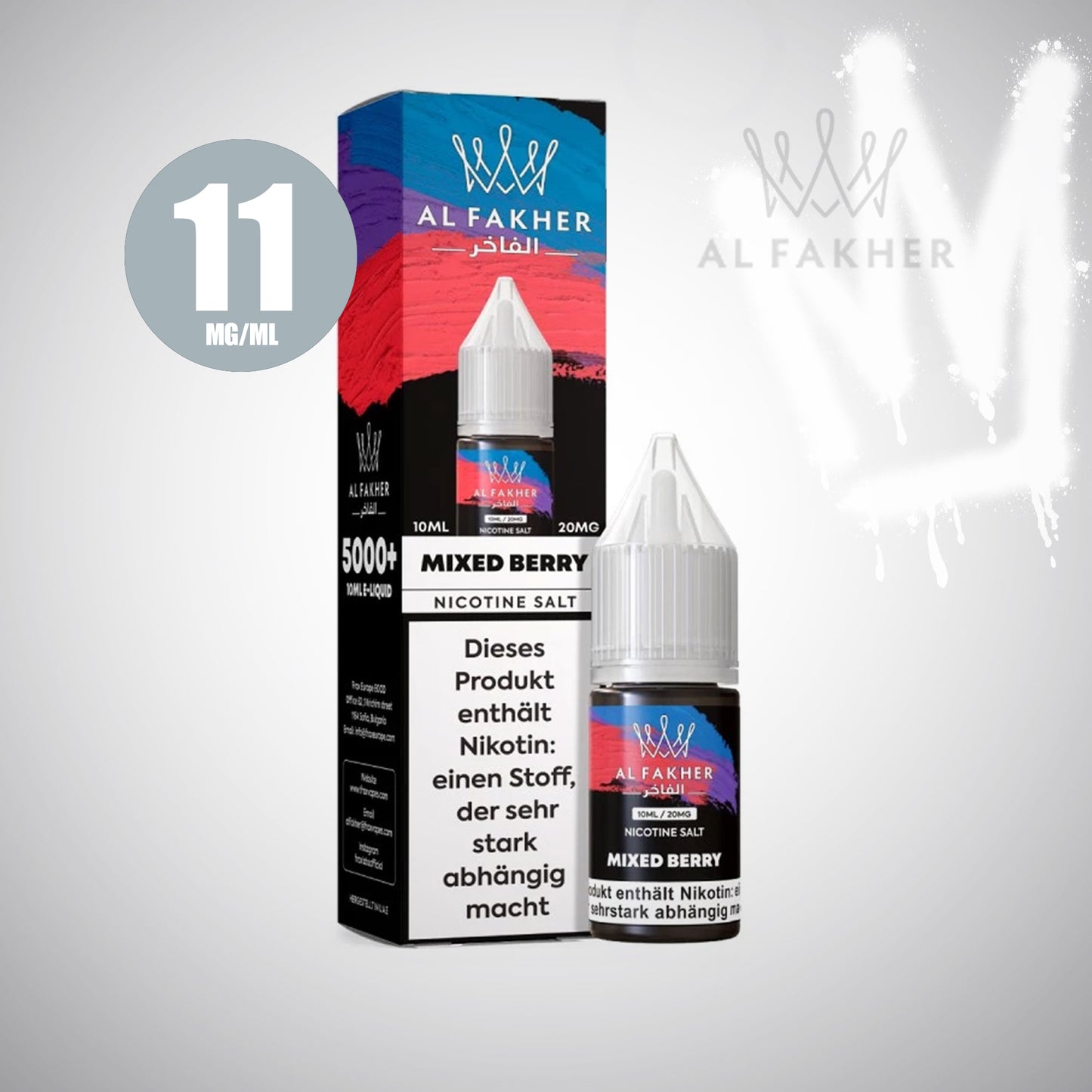 Mixed Berry - Al Fakher - Liquid 11 + 20mg