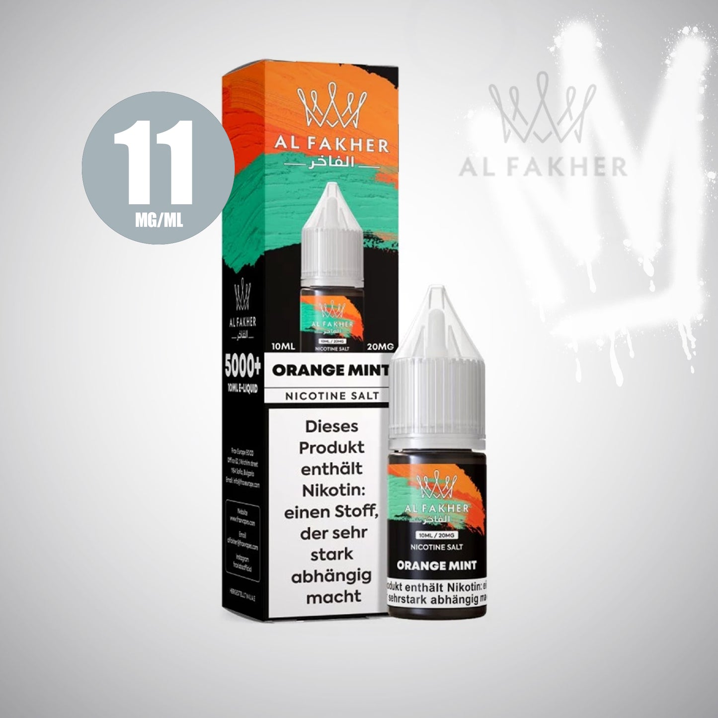Orange Mint - Al Fakher - Liquid 11 + 20mg