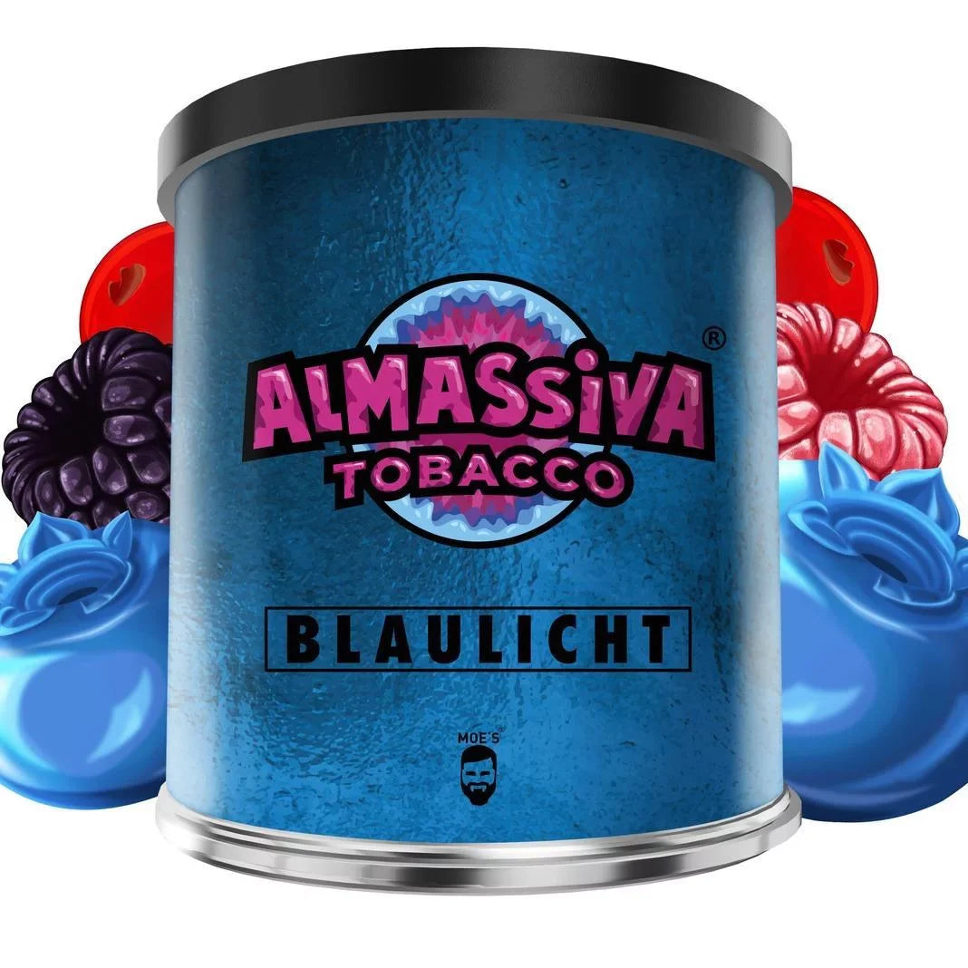 Almassiva Shisha Tabak 200g - Blaulicht