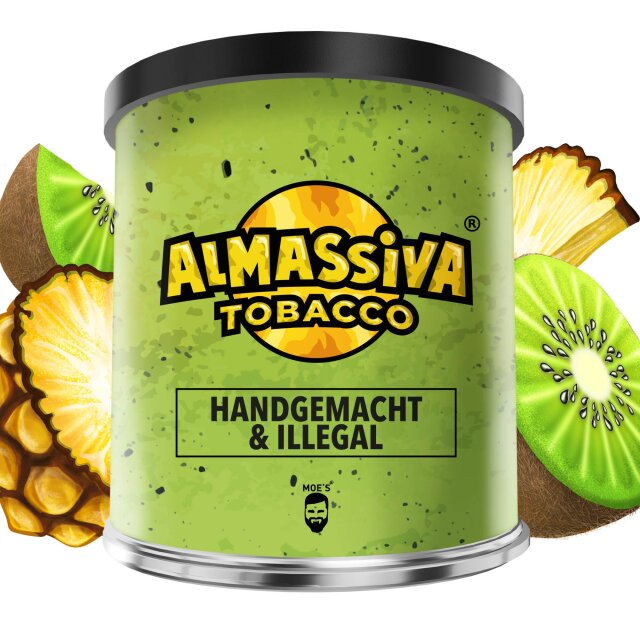 Almassiva Shisha Tabak 200g - Handgemacht & Illegal
