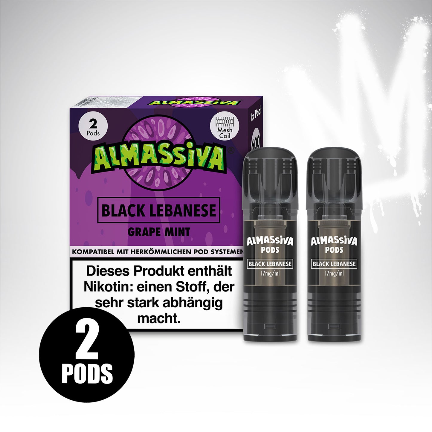 Black Lebanese - 17mg/ml - Prefilled Pods (MatchBar) (2 Stück)