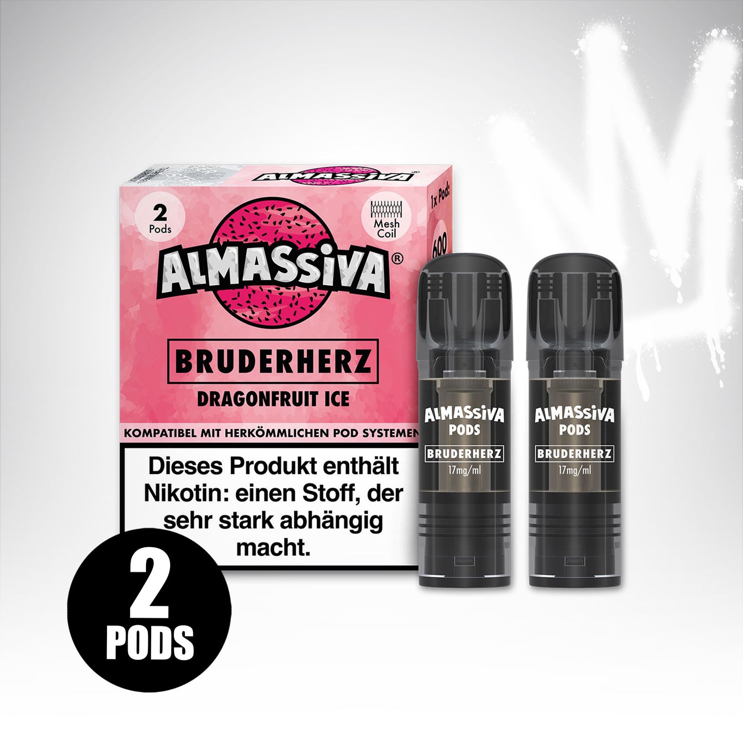 Bruderherz - 17mg/ml - Prefilled Pods (MatchBar) (2 Stück)